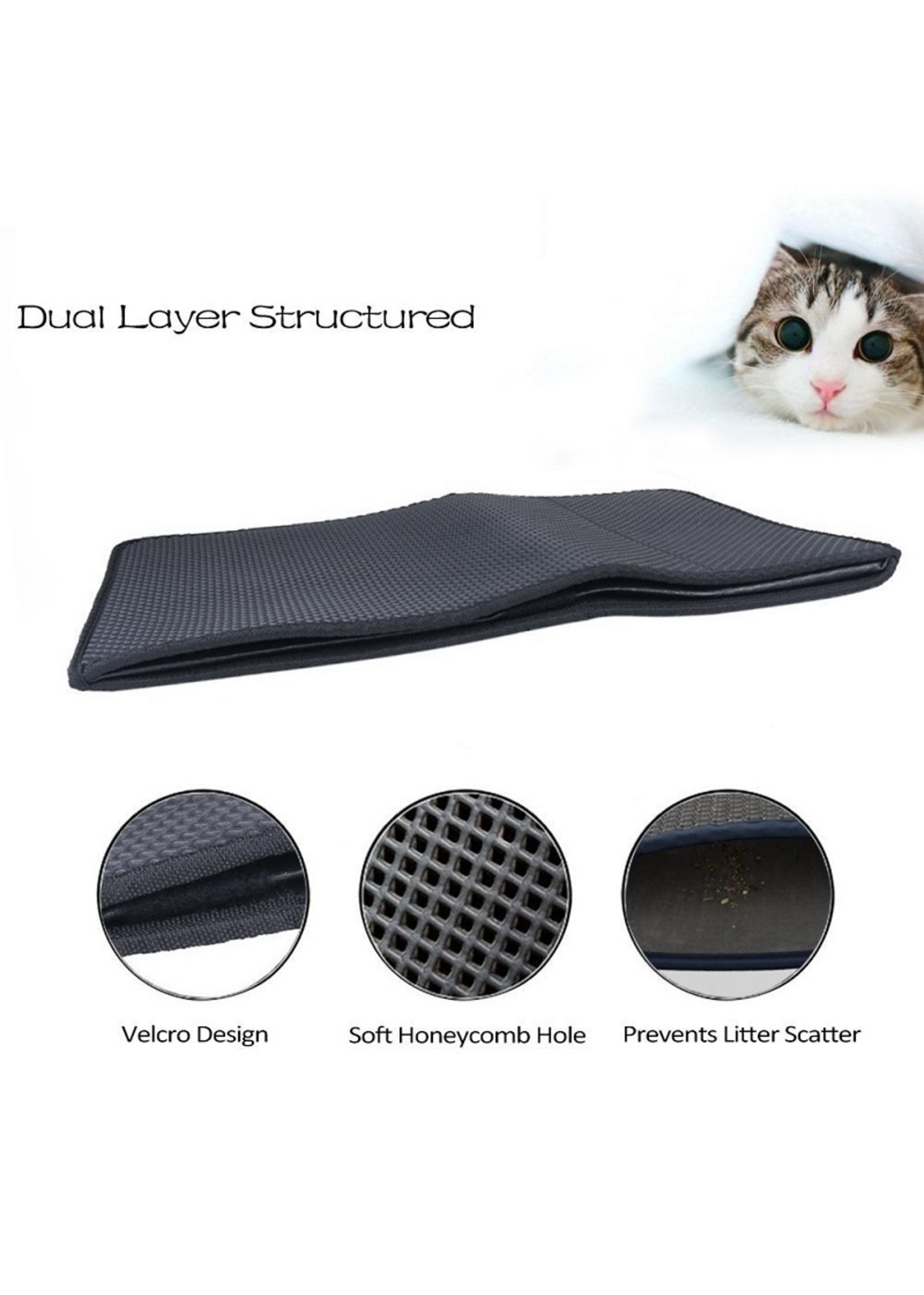 Litter Mat Honeycomb Double Layer