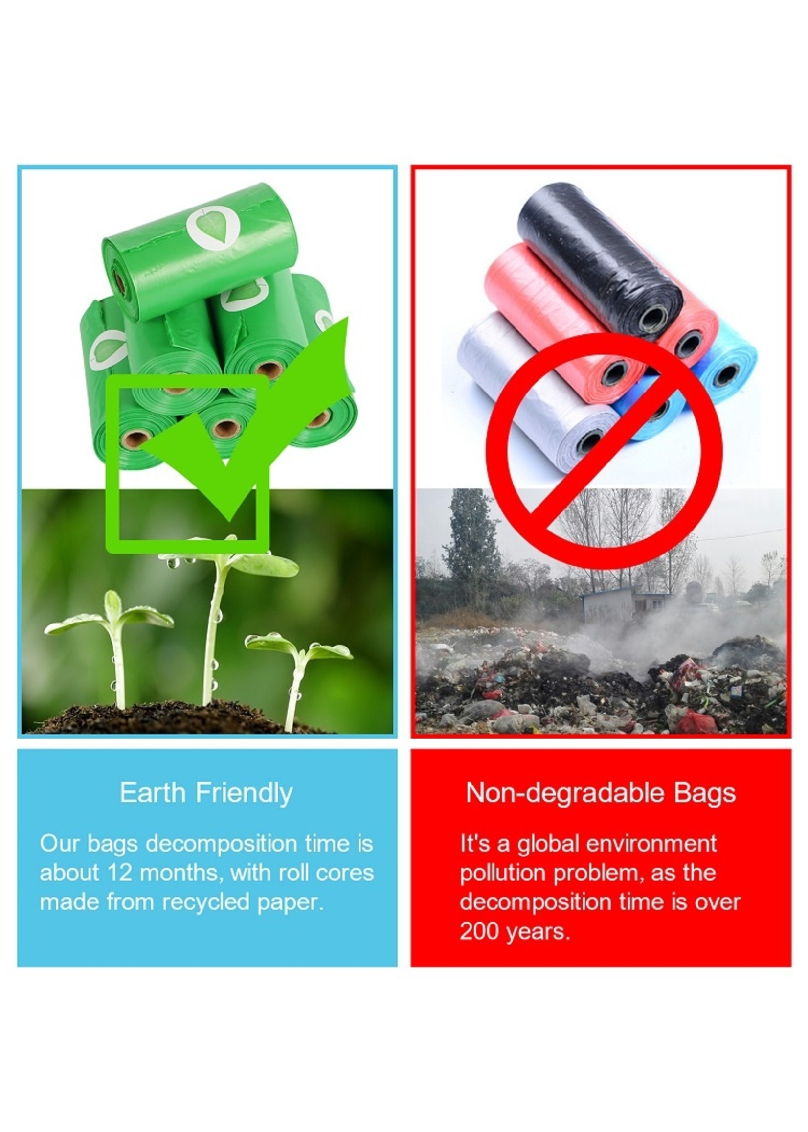Earth Friendly Single Roll Poop Bag