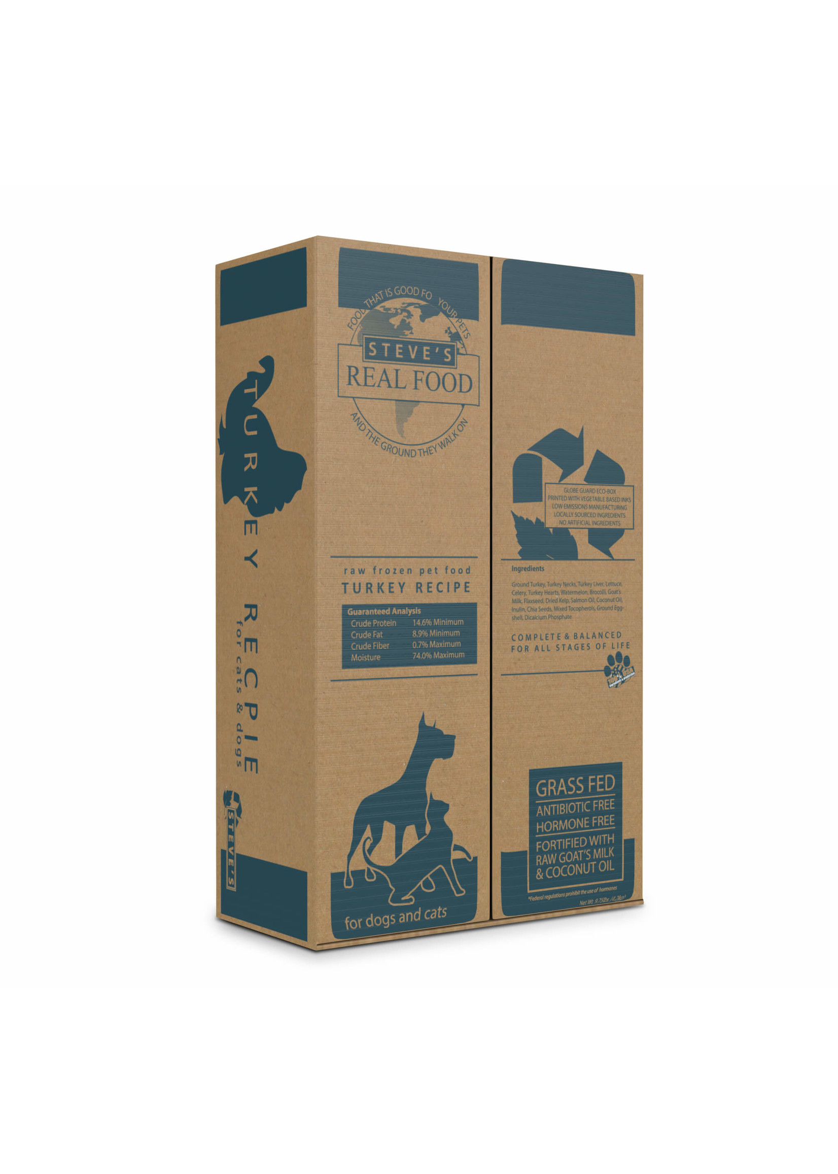 Steve's Real Food Steve's Real Food 14lb Frozen Turkey Patties