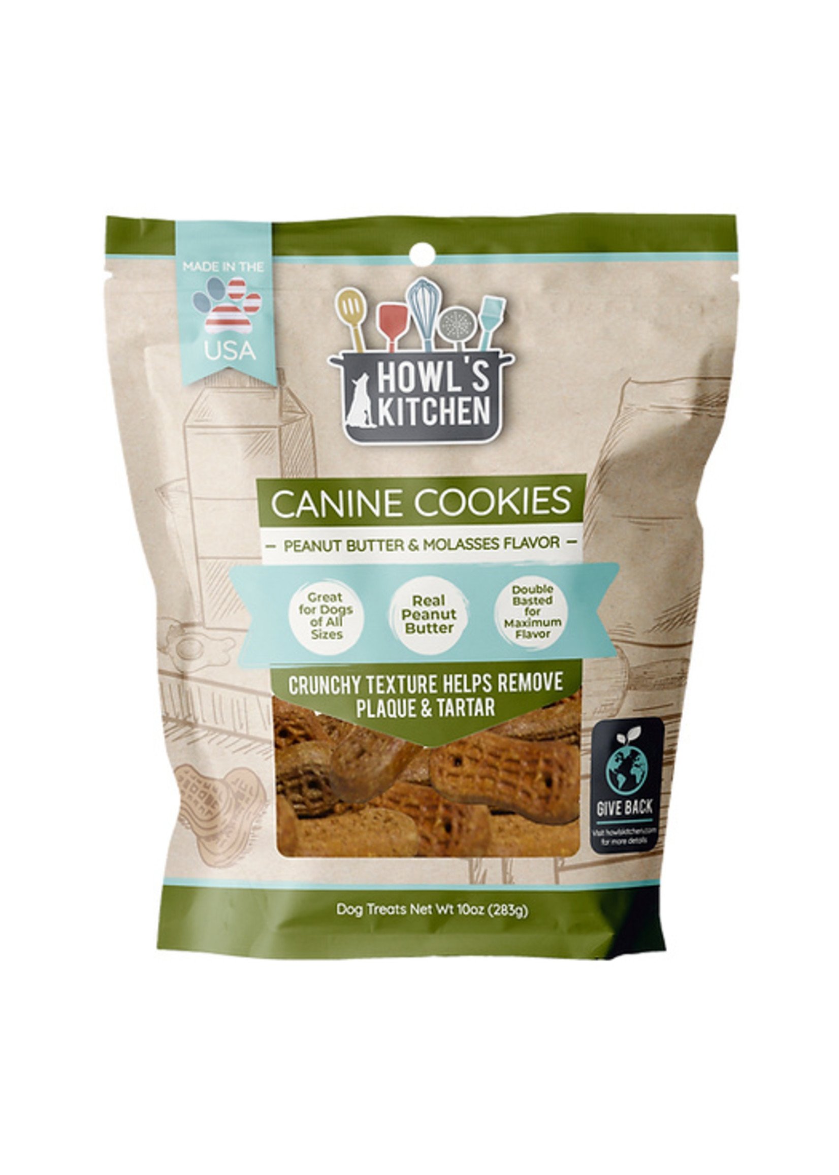 Howl's Kitchen Howl's Kitchen Canine Cookies - Peanut Butter Molasses