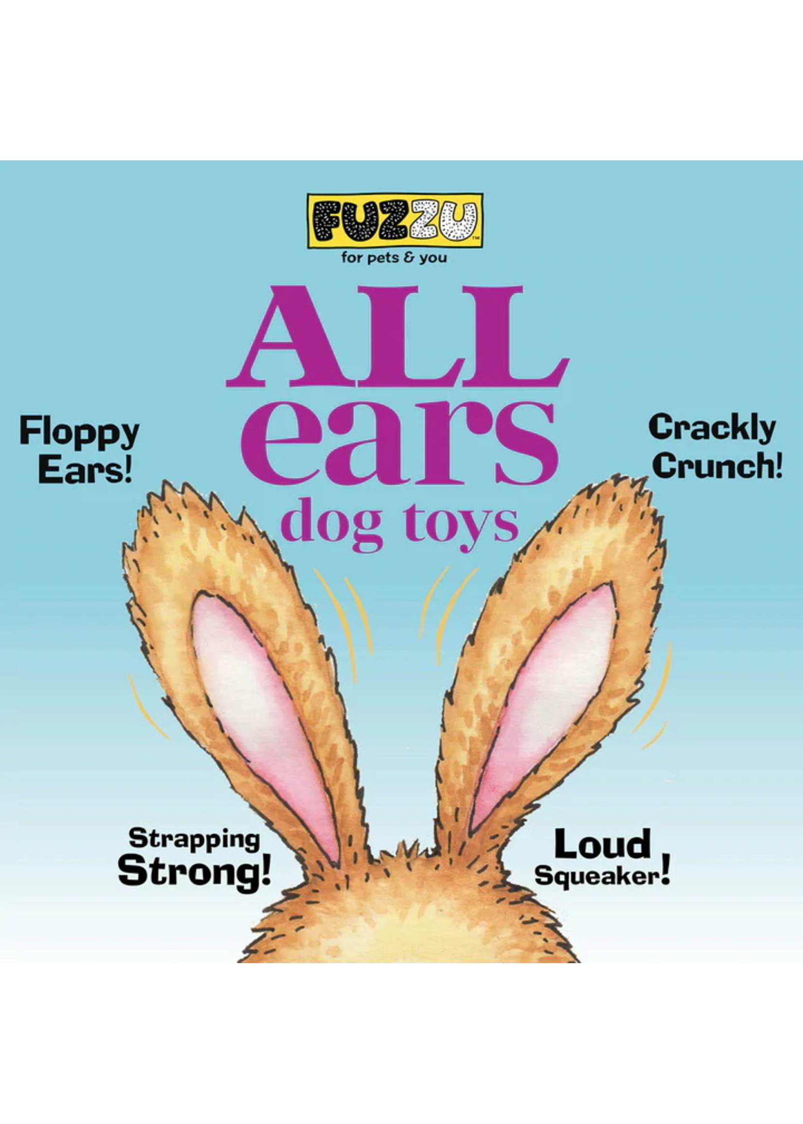Fuzzu All Ears Dog Toys