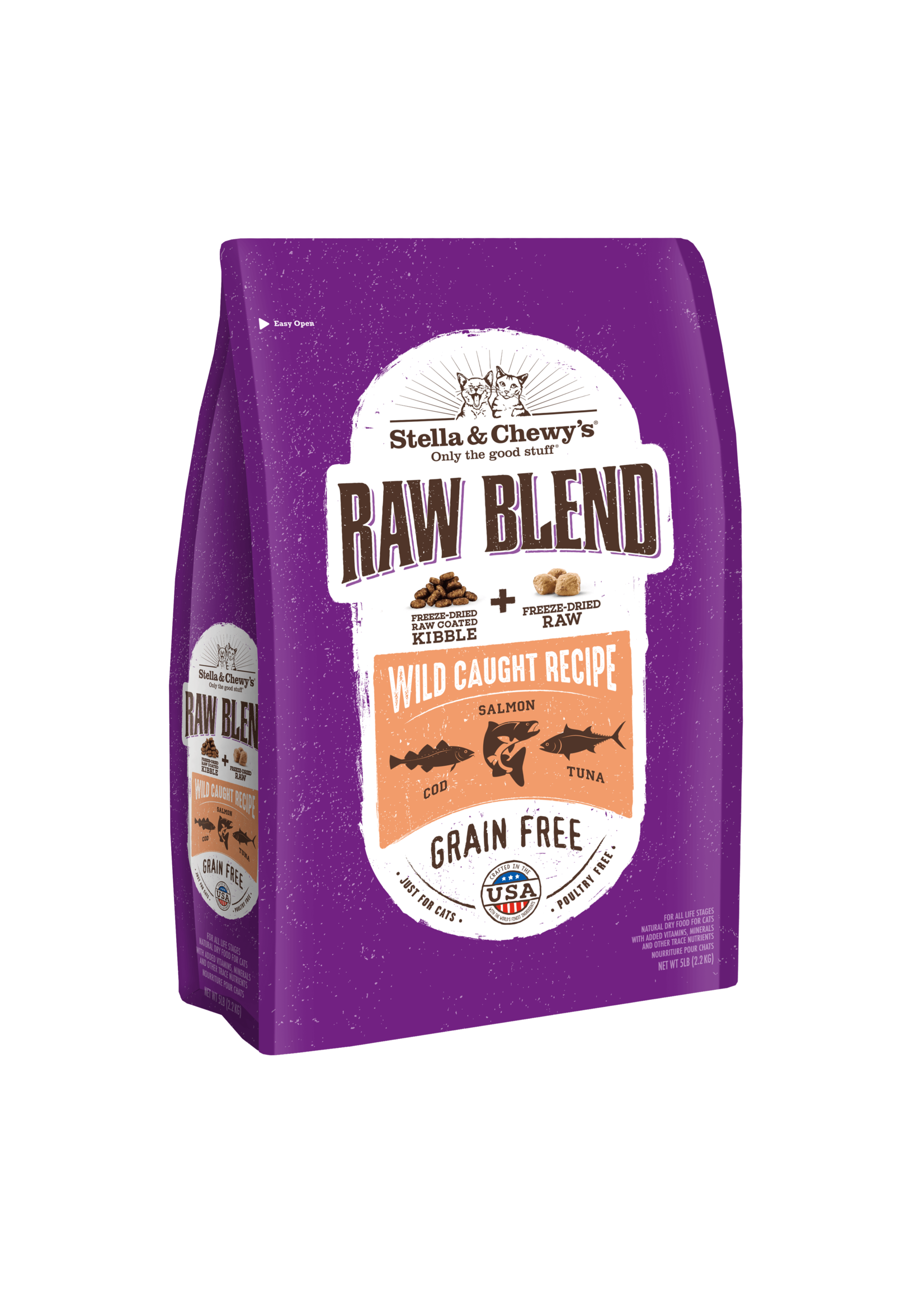 Stella & Chewy's Stella & Chewy's Raw Blend Wild Caught Fish Recipe Cat Food