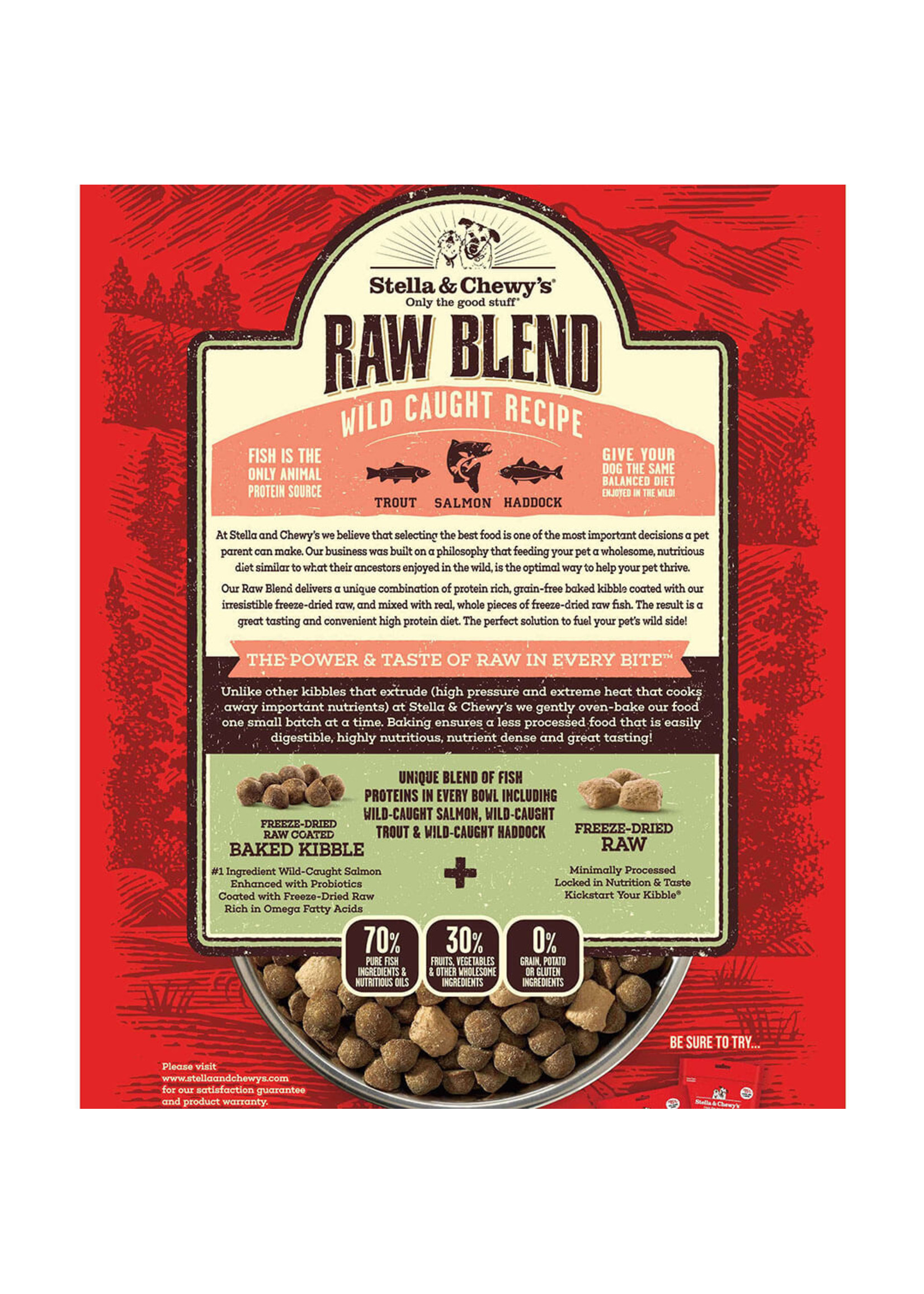 Stella & Chewy's Stella & Chewy's Raw Blend Wild Caught Fish Dog Food