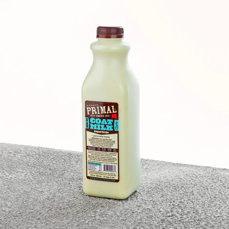 Primal 32oz Raw Goat's Milk Skilos, A Family Pet Store