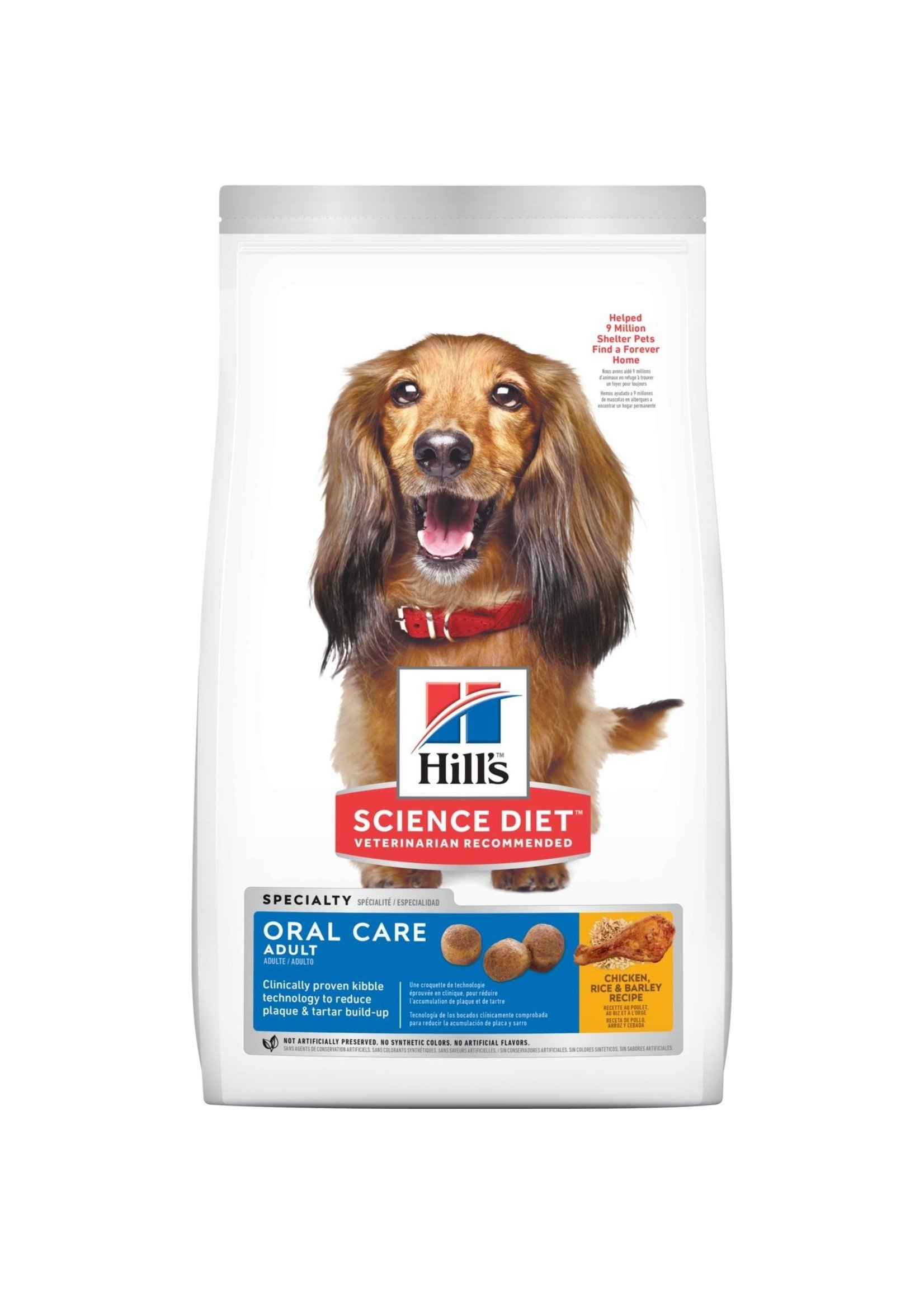 Hill's Science Diet Hill's Science Diet Adult Oral Care Dry Dog Food, Chicken, Rice & Barley Recipe