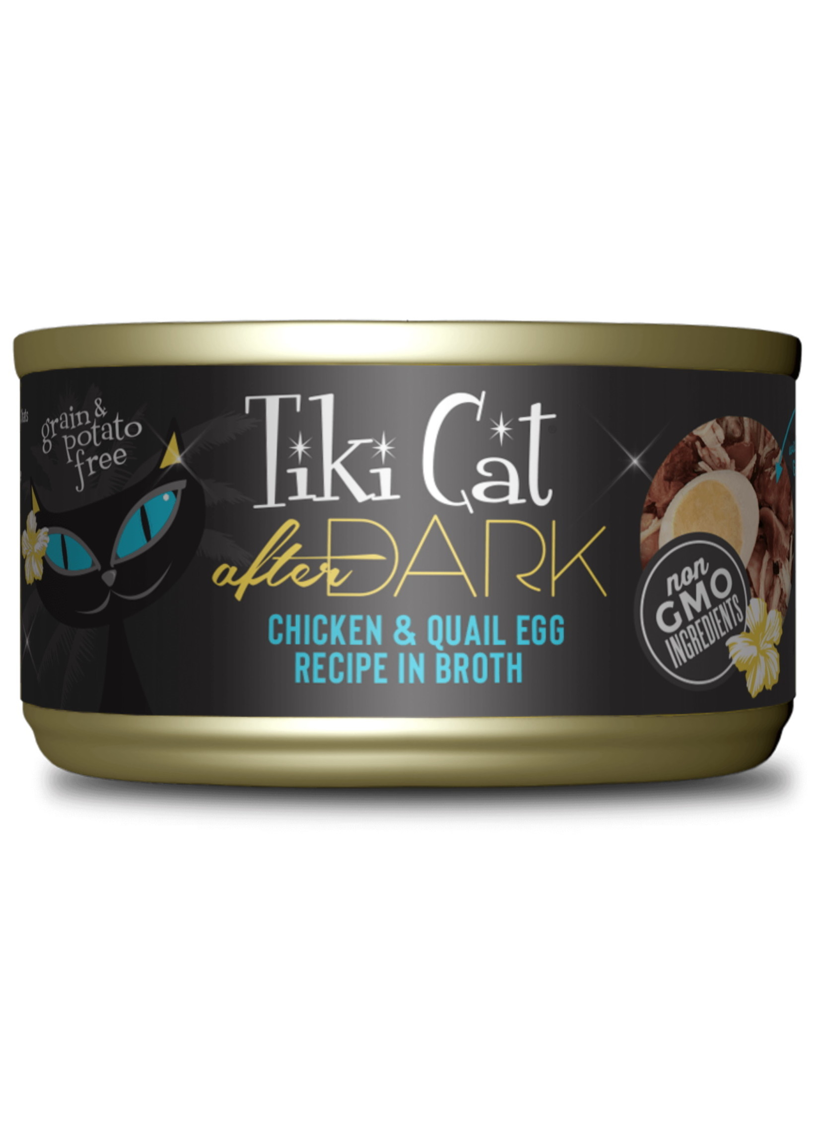 Tiki Cat Tiki Cat After Dark Chicken and Quail Egg Wet Cat Food