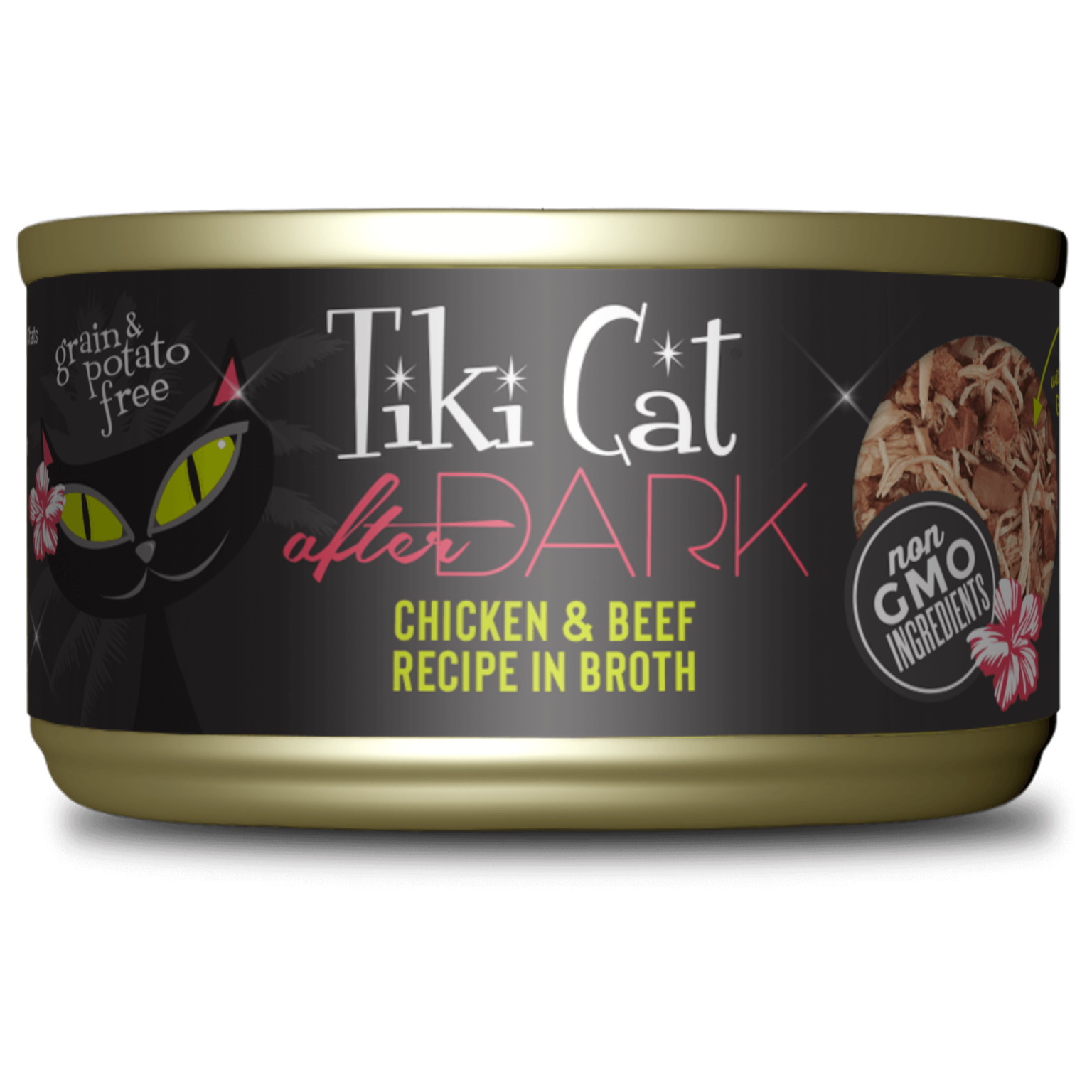Tiki Cat After Dark Chicken and Beef Wet Cat Food Skilos, A Family