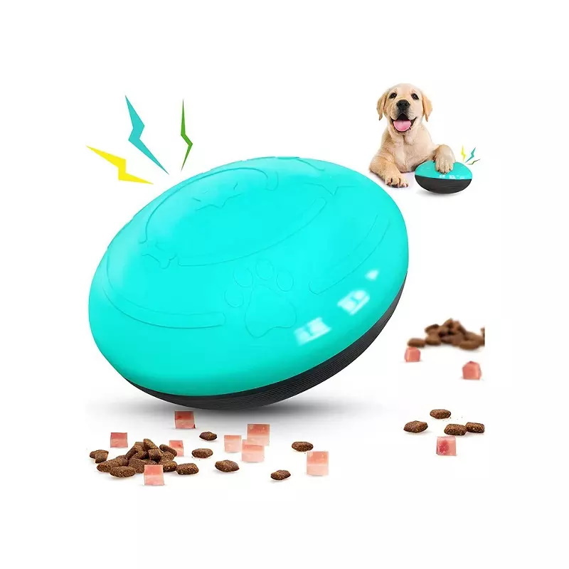Interactive Saucer Treat Dispensing Dog Toy Skilos, A Family Pet Store