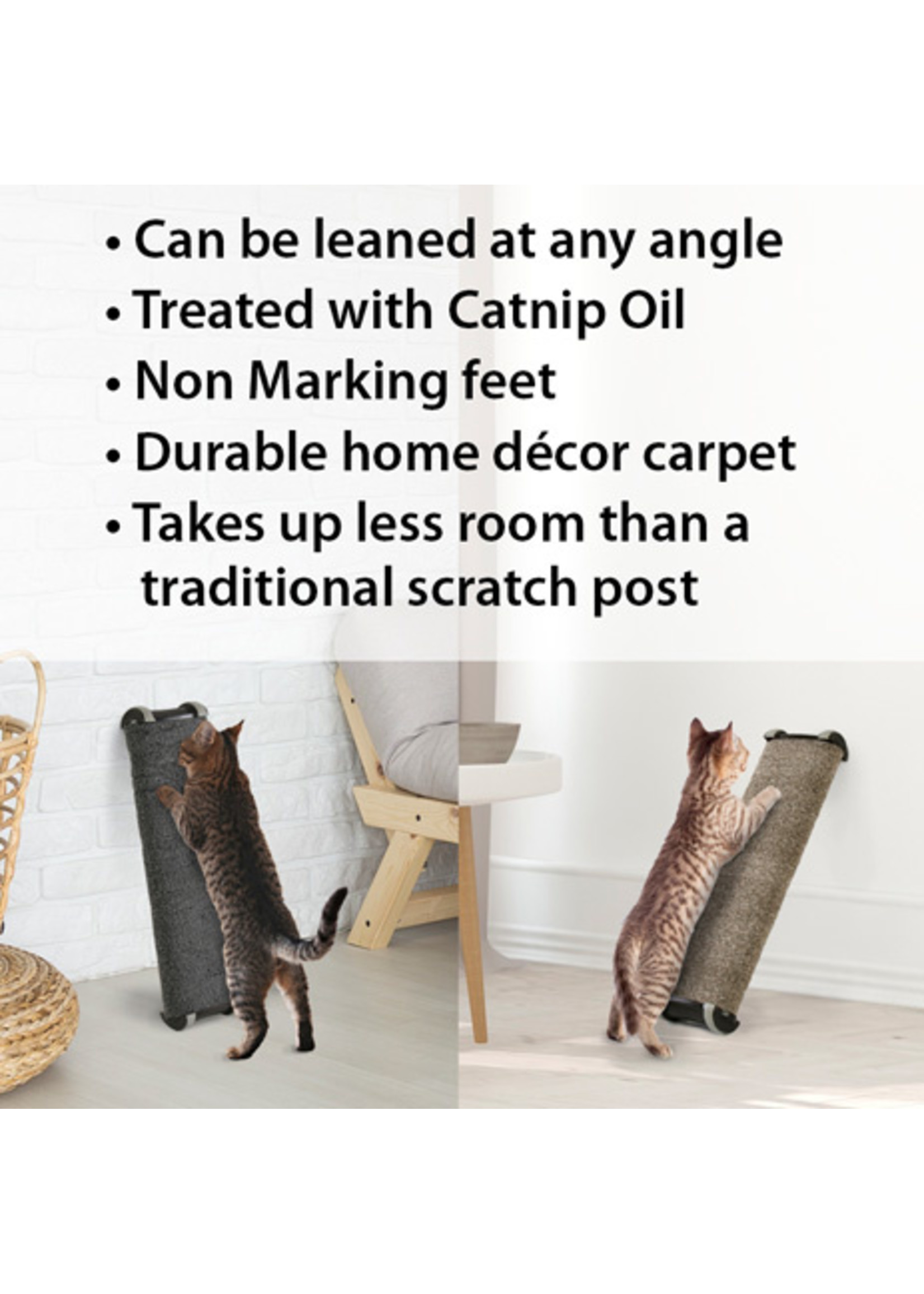 Omega Paws 19in. Lean-It Everywhere Scratch Post