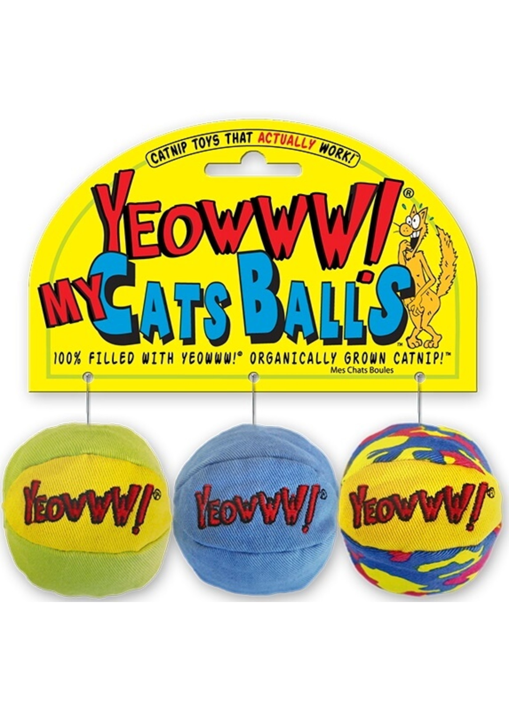 Ducky World Yeowww! My Cat Balls 3 Pack