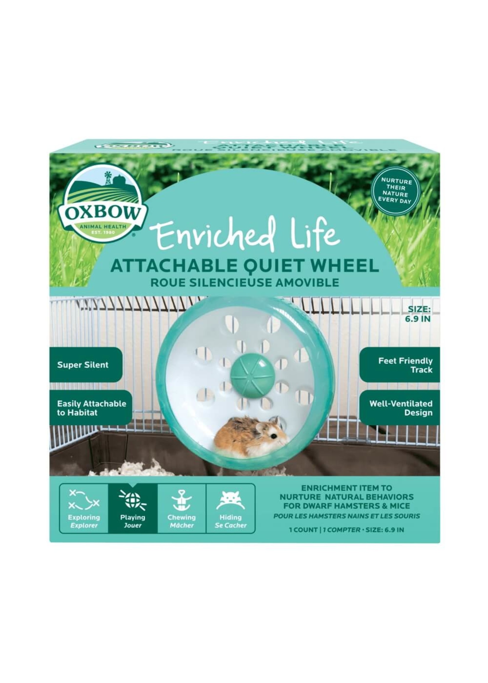 Oxbow Oxbow Enriched Life Attachable Quiet Wheel