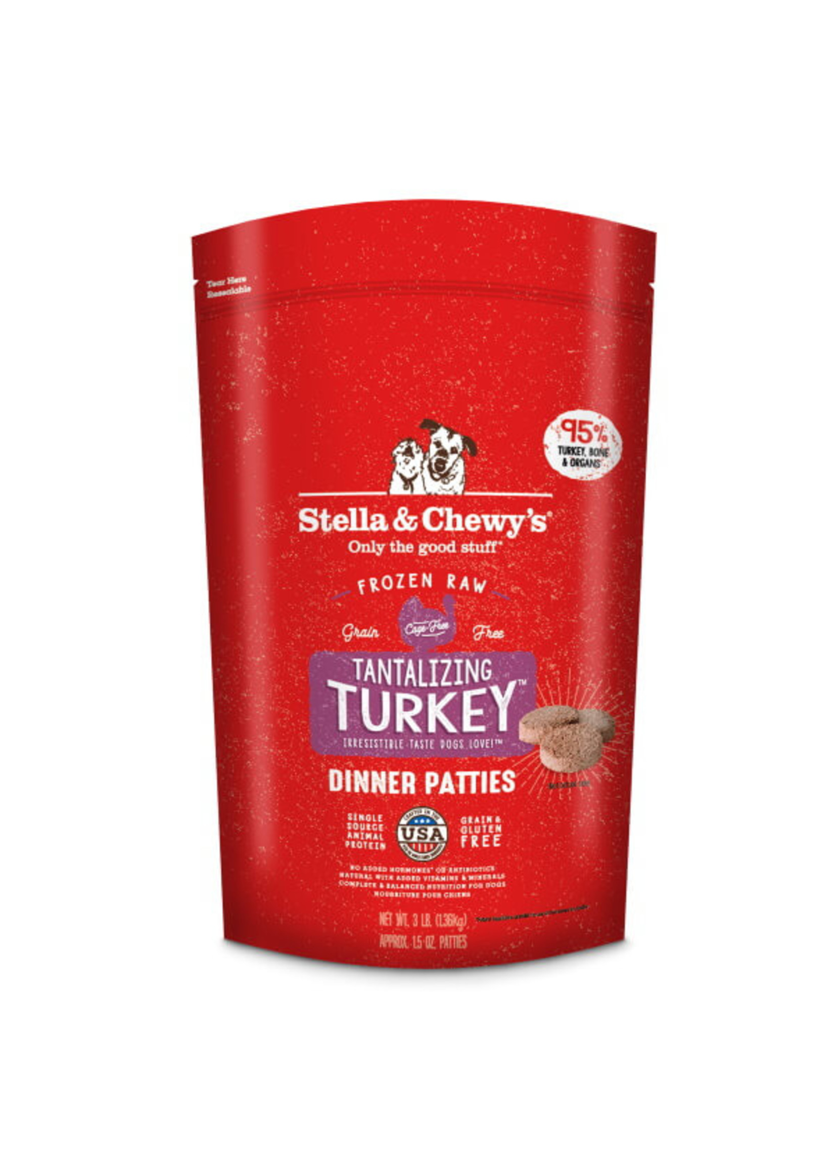 Stella & Chewy's Stella & Chewy's Tantalizing Turkey Frozen Raw Dinner Patties