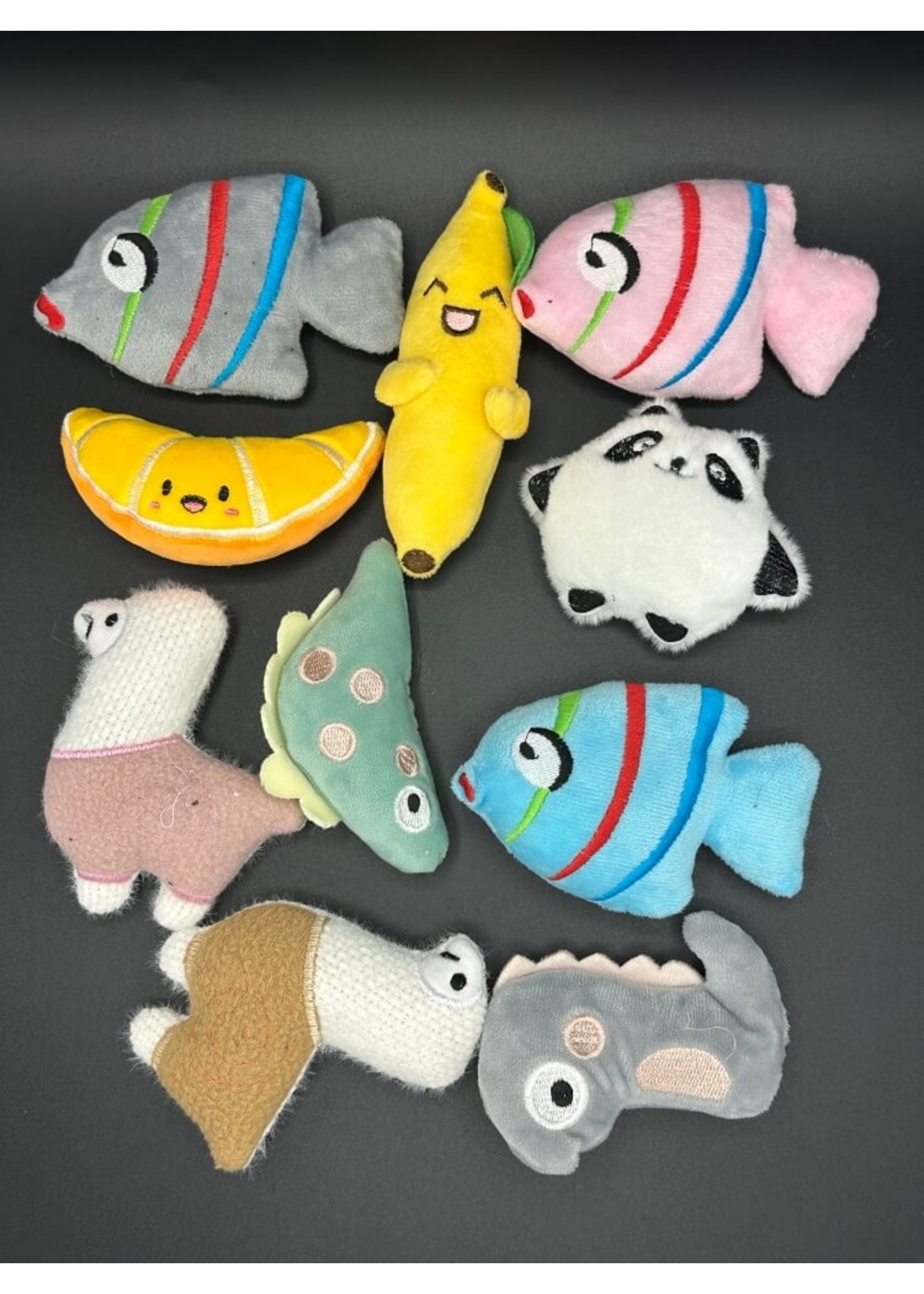 Cat Plush Toy Variety Pack (10 Piece) Skilos, A Family Pet Store