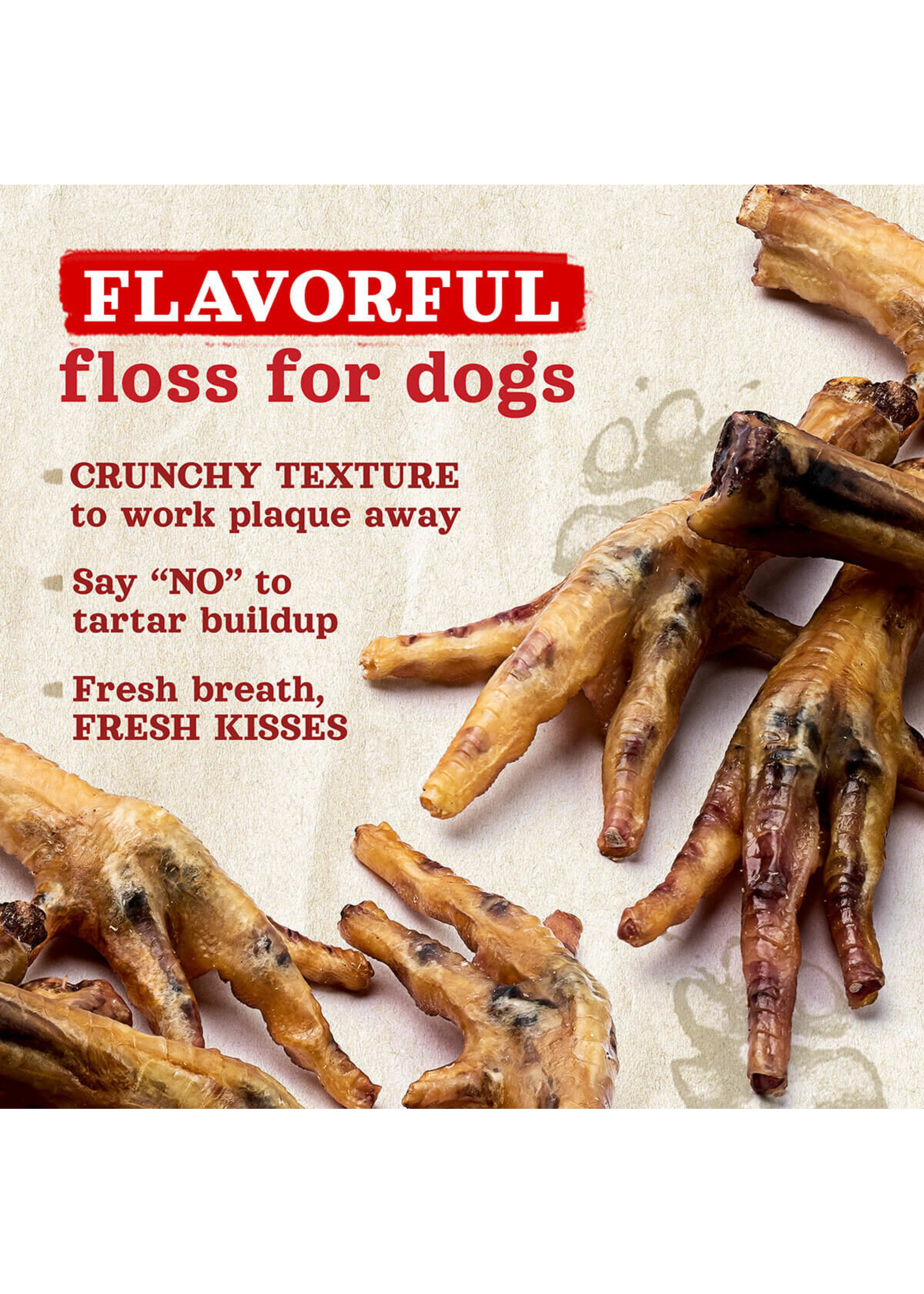 is raw chicken feet good for dogs