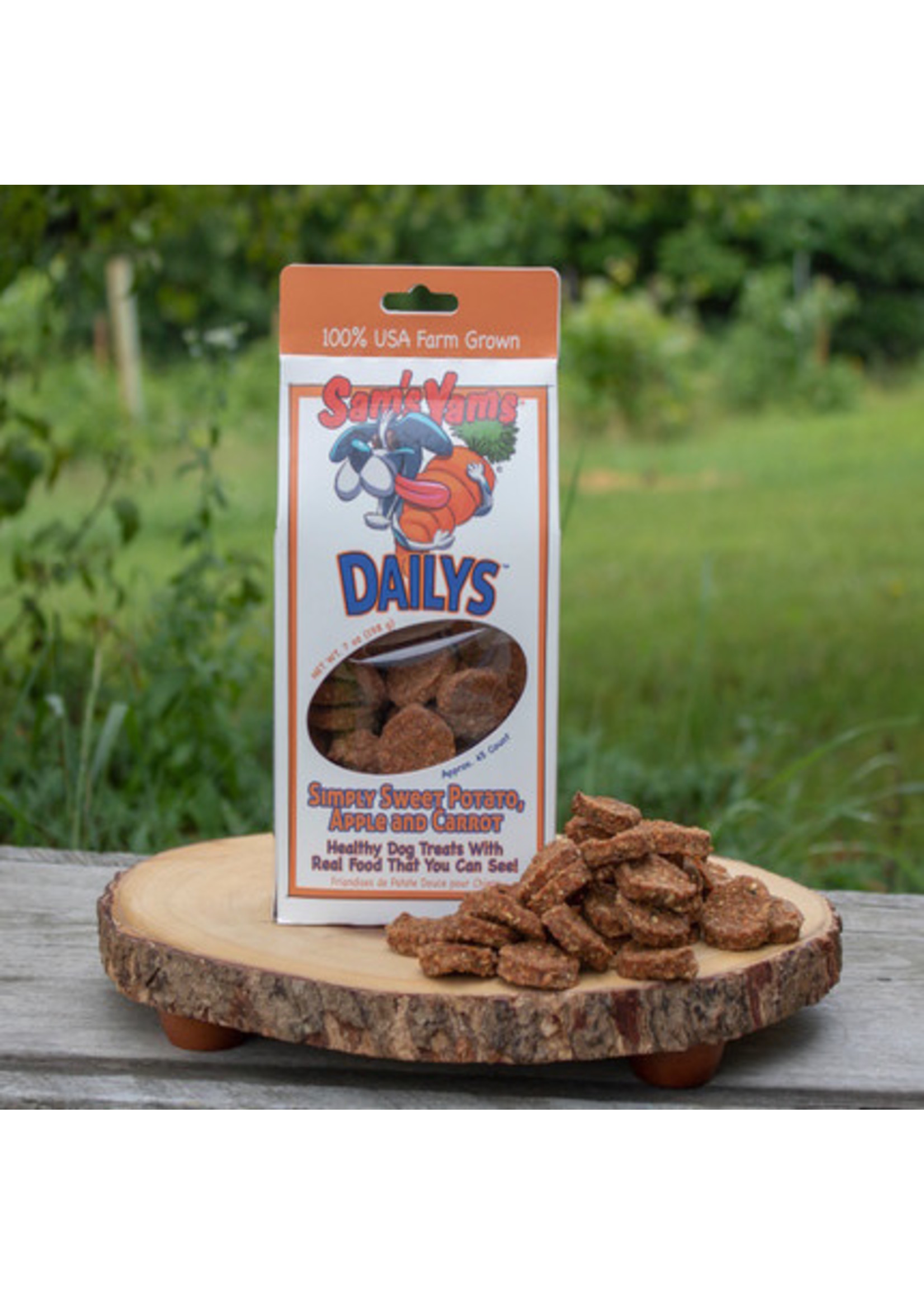Simply Sweet Potato Apple and Carrot Sam's Yams Daily's Dog Treat