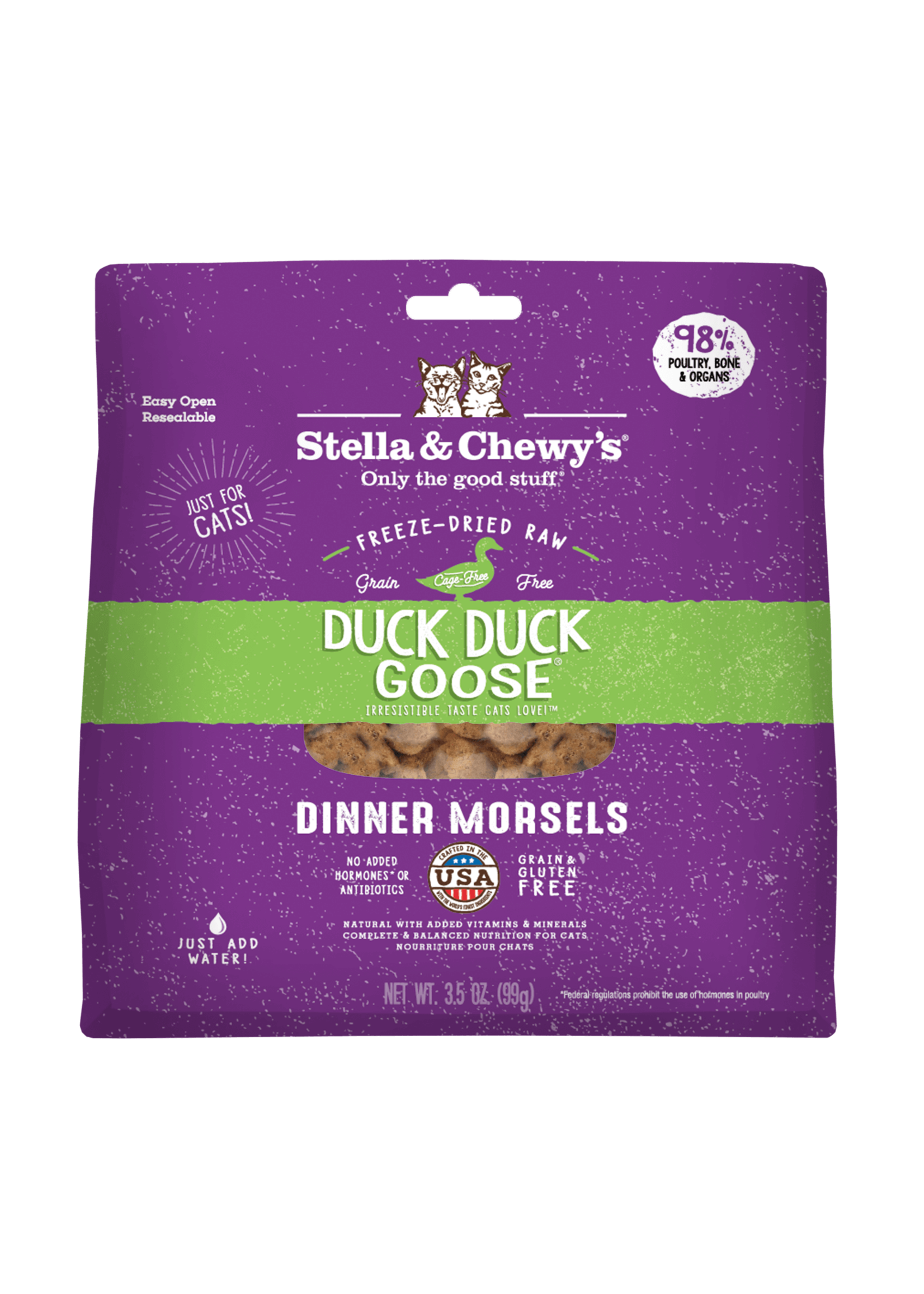 Stella & Chewy's Stella & Chewy's Duck Duck Goose Freeze-Dried Raw Cat Food