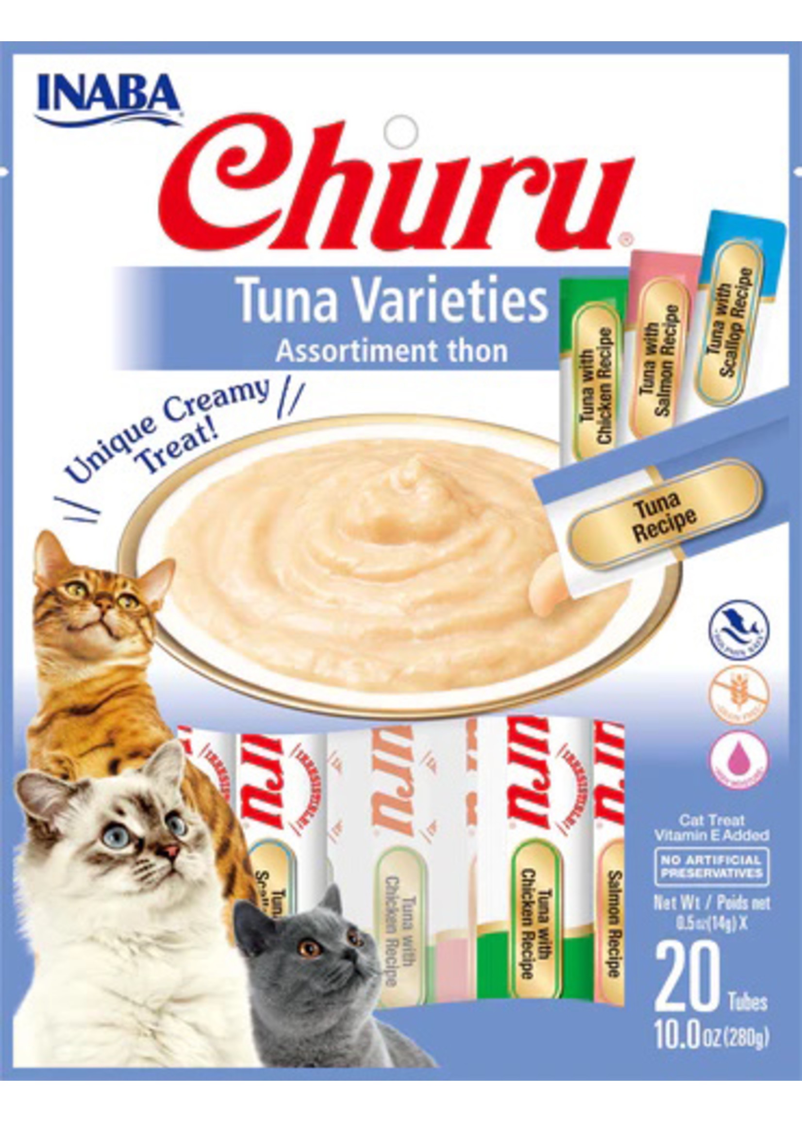 Churu Creamy Cat Treats Tuna Variety