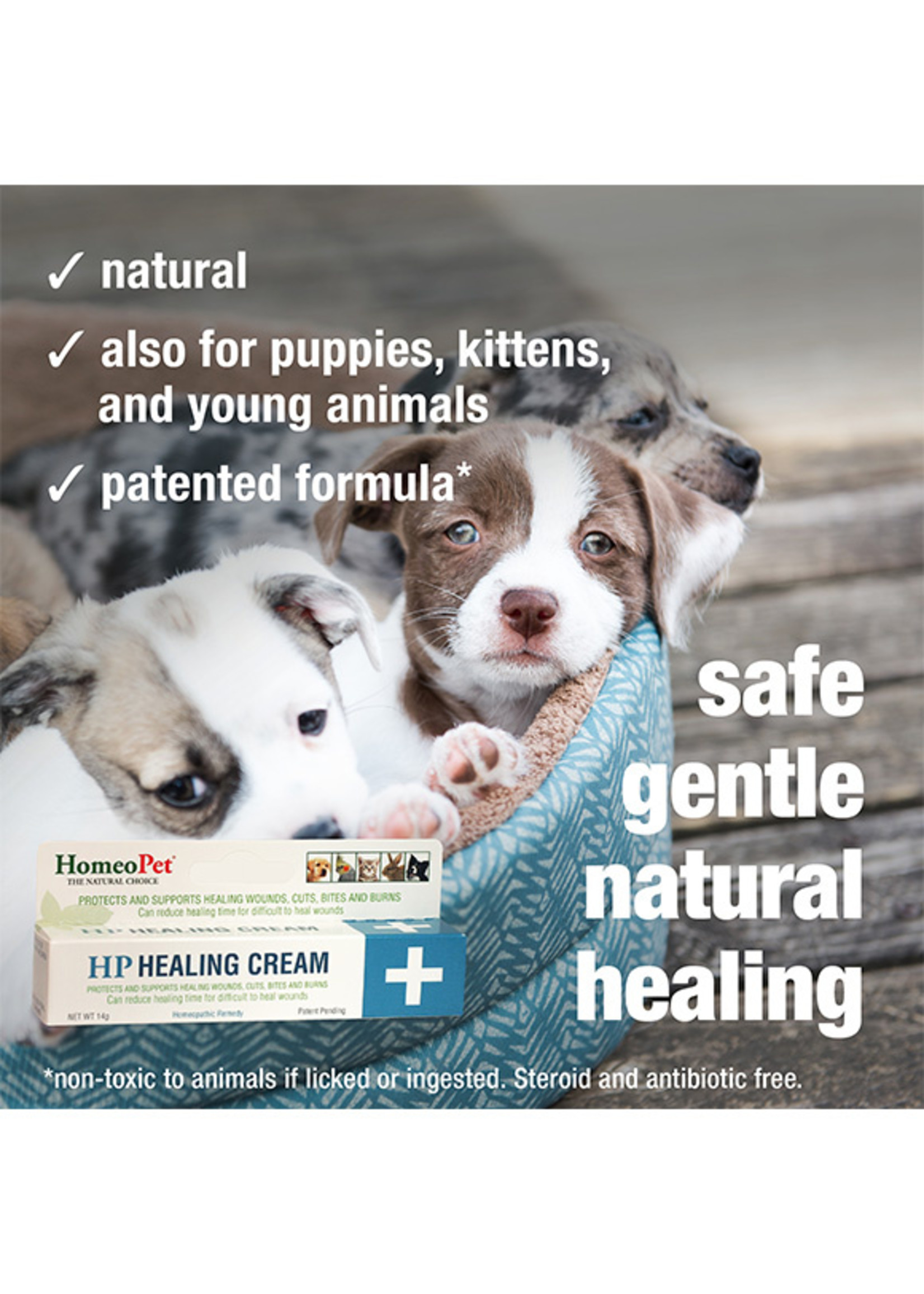 HomeoPet HomeoPet HP Healing Cream, Natural Support for Pet Wounds