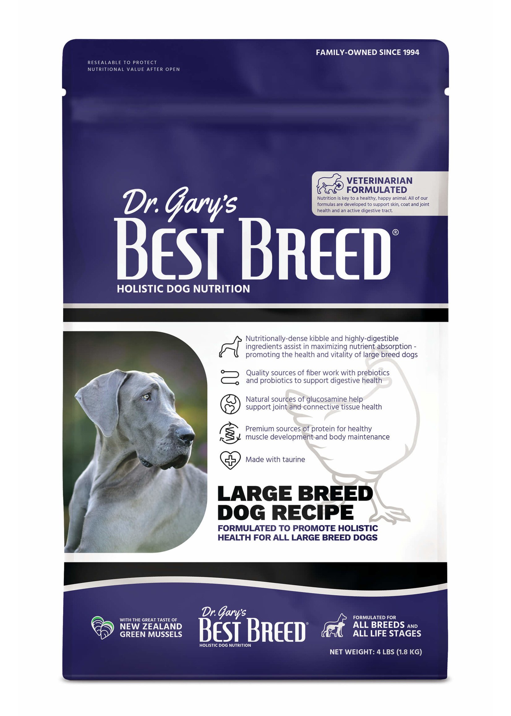 Dr. Gary's Best Breed Dr. Gary's Best Breed Holistic Large Breed Dog Food