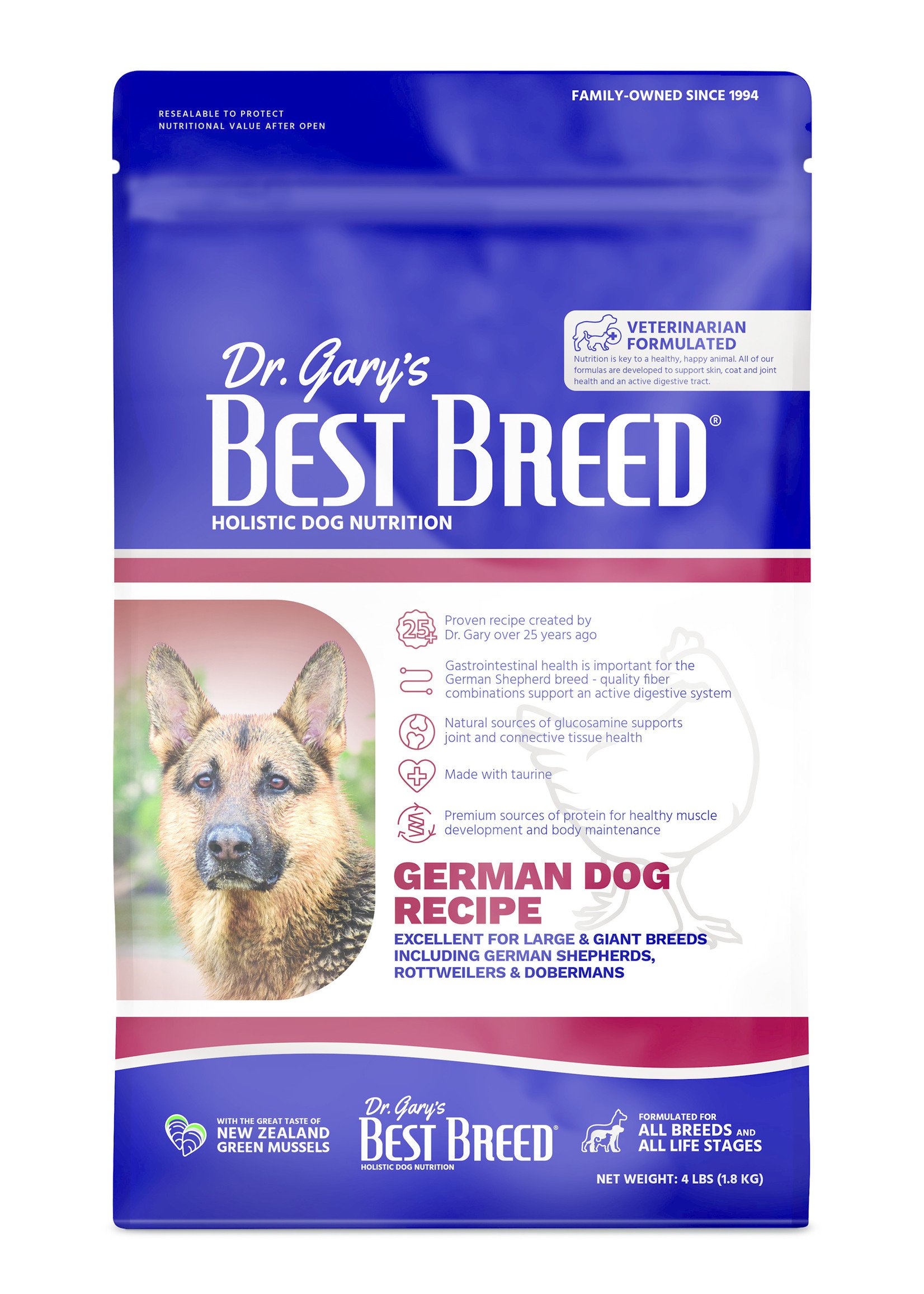 Dr. Gary's Best Breed Dr. Gary's Best Breed Holistic German Dog Food