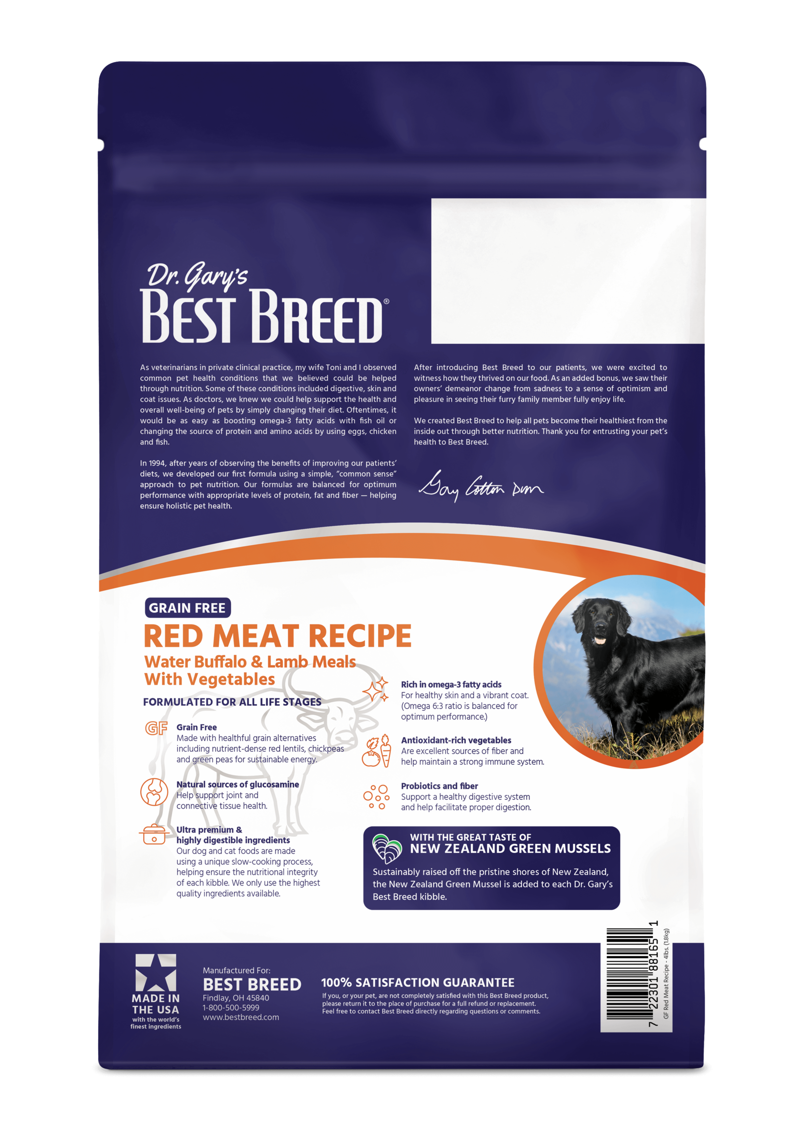 Dr. Gary's Best Breed Dr. Gary's Best Breed Holistic Grain-Free Red Meat