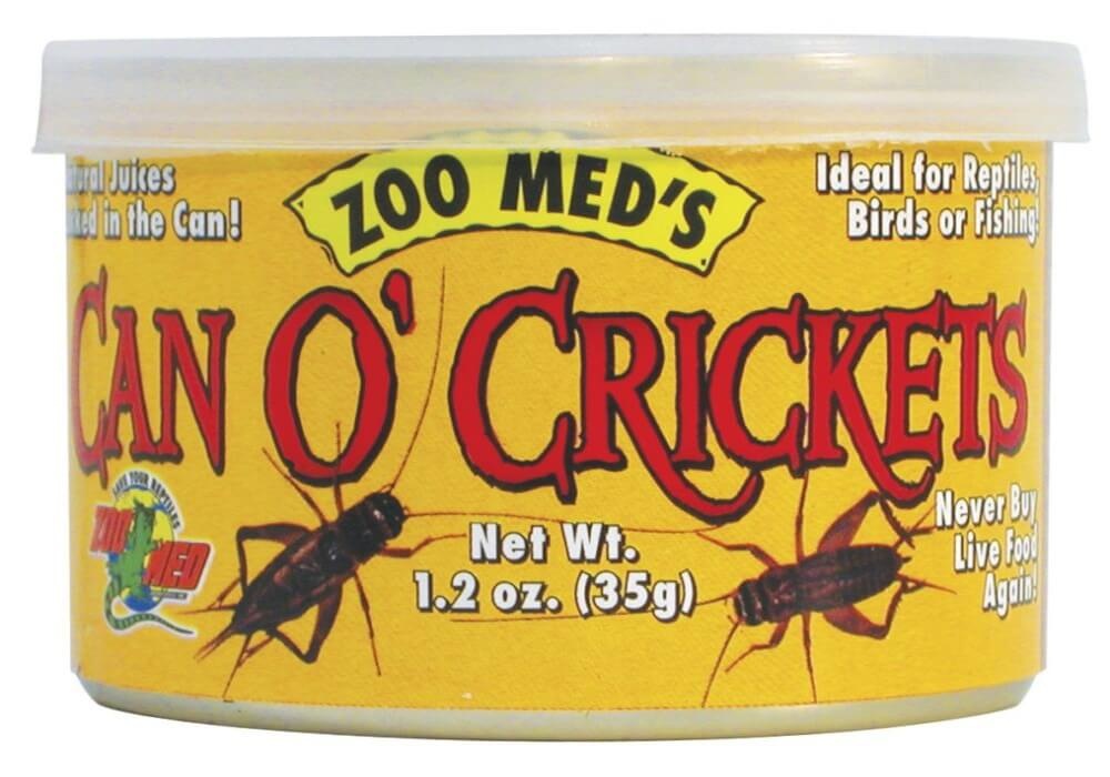Zoo Med's Can O Crickets Reg 1.2 oz Skilos, A Family Pet Store
