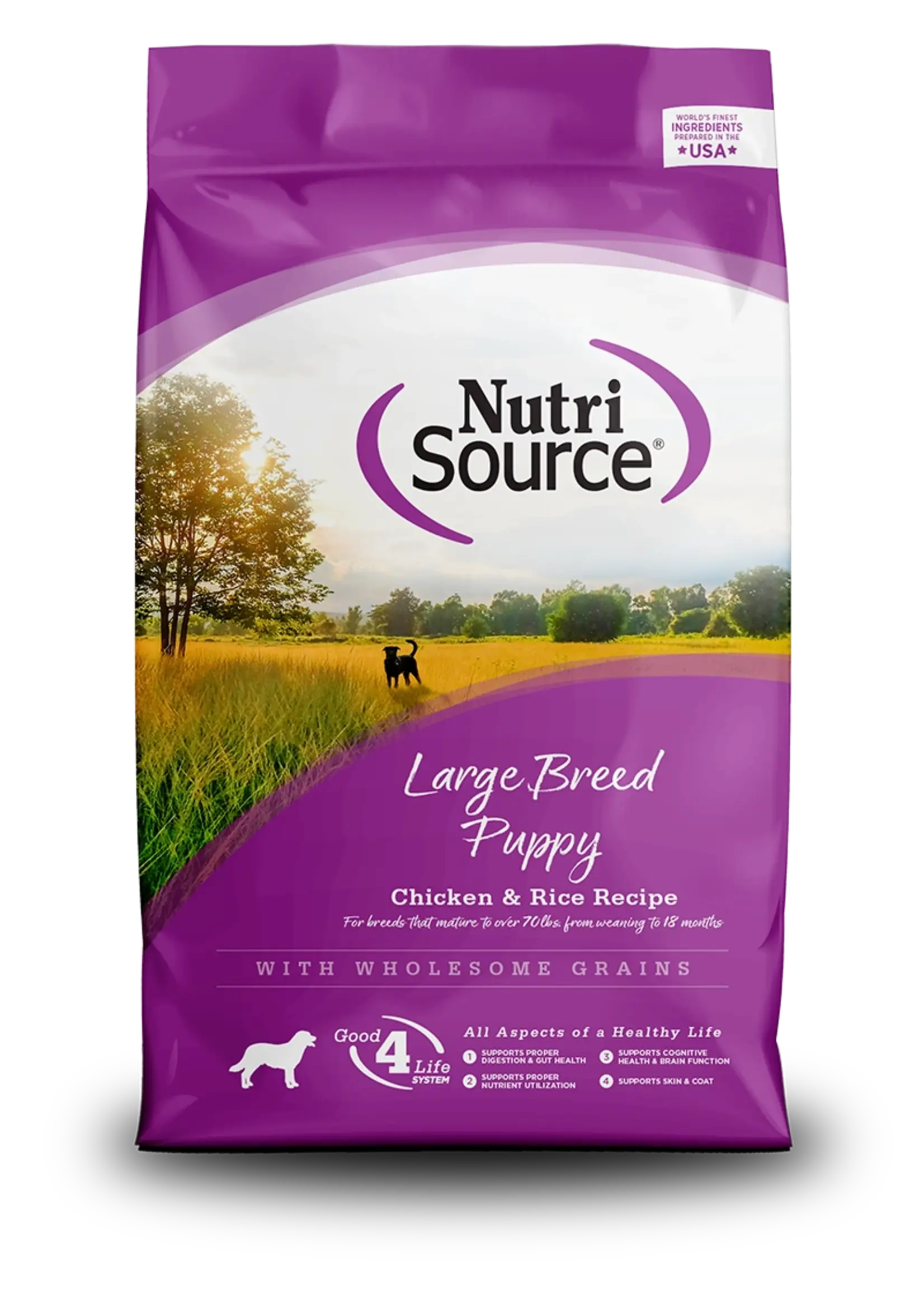 NutriSource Nutrisource Large Breed Puppy Food Chicken & Rice, 26lb
