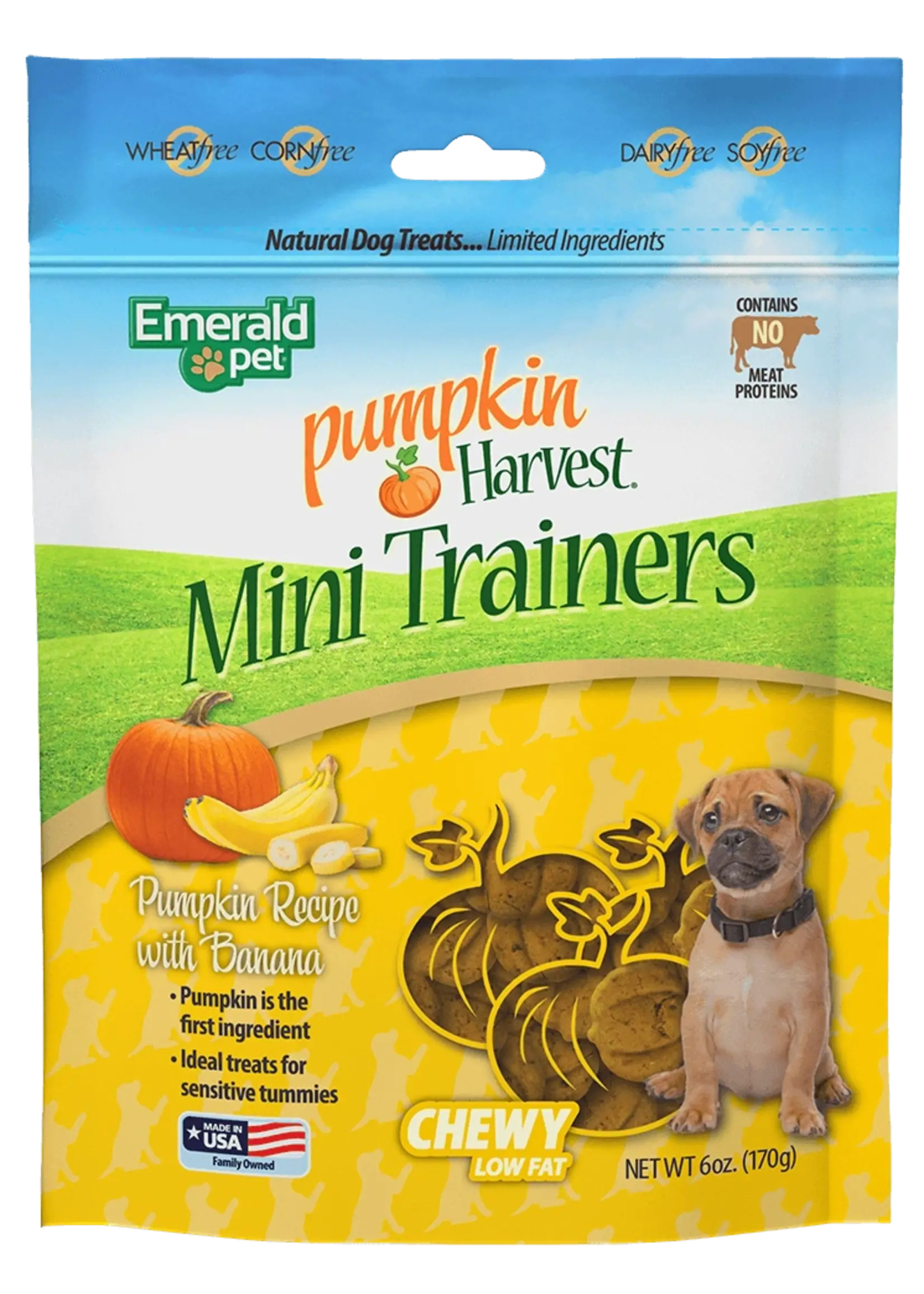 Emerald Pet Pumpkin Harvest Mini Trainers Dog Treat