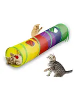 Cat Tunnel 4' Toy Hideaway