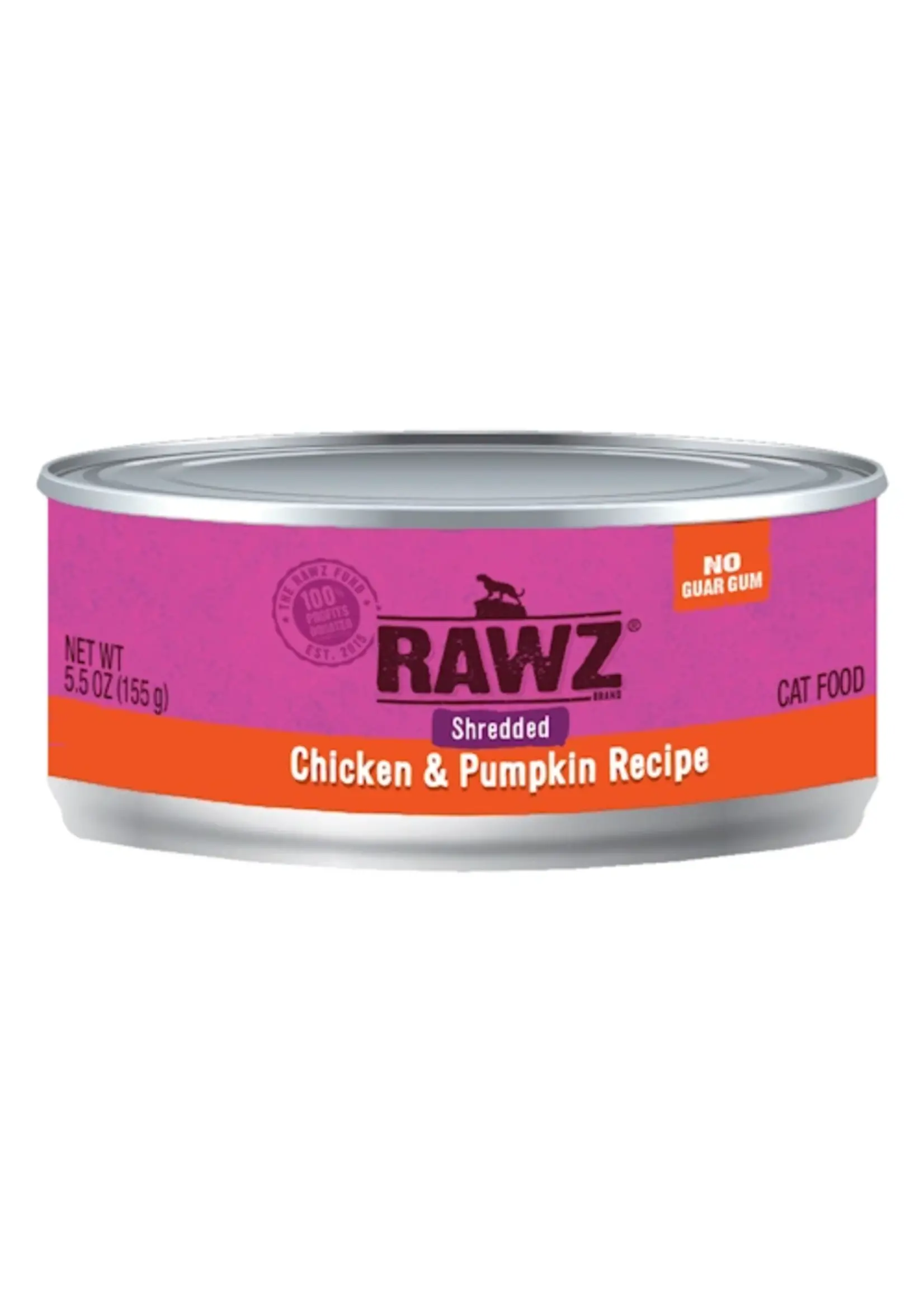 Rawz Rawz Cat Shredded Chicken & Pumpkin, 3oz Can