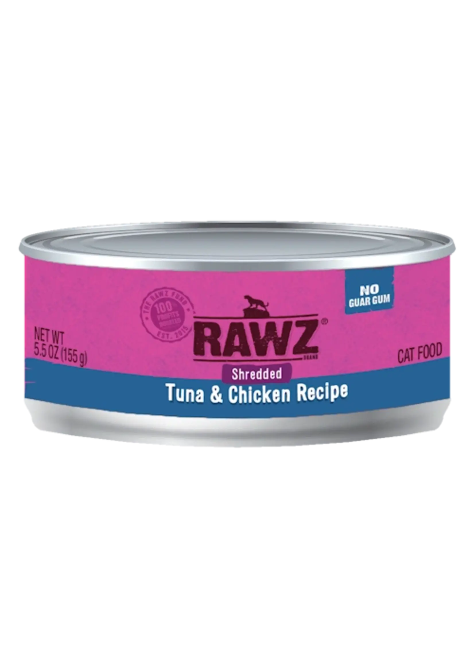 Rawz Rawz Cat Shredded Tuna & Chicken, 3oz Can