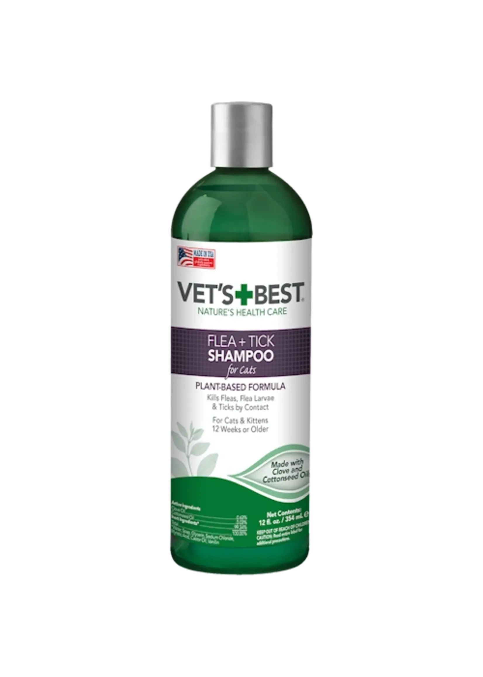Vet's Best Vets Best Flea & Tick Shampoo for Cats