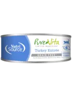 NutriSource NutriSource PureVita Grain Free Turkey Entree Cat Food, 5.5oz Can