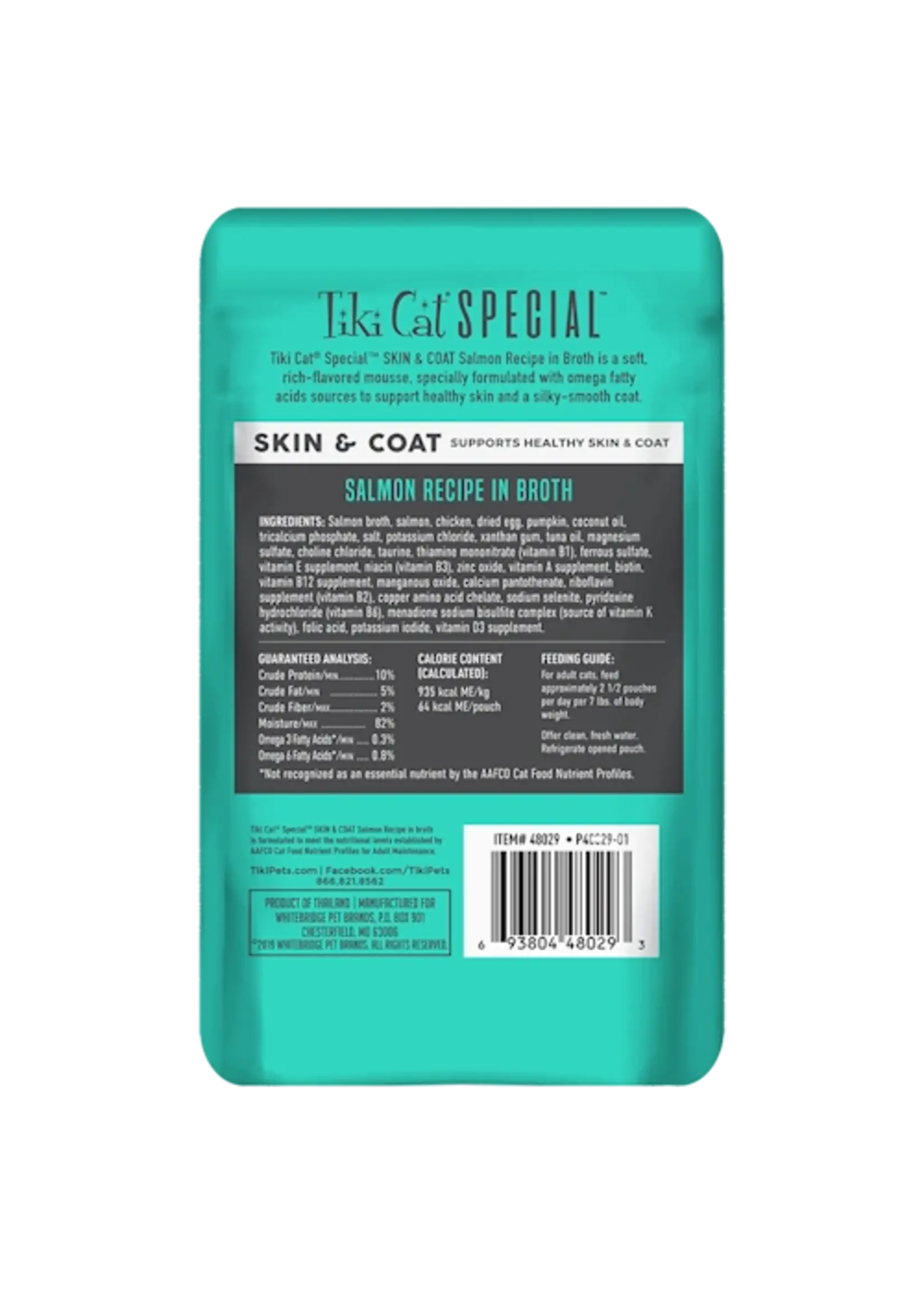 Tiki Cat Tiki Cat Solutions Mousse Skin & Coat Salmon Recipe 2.4oz