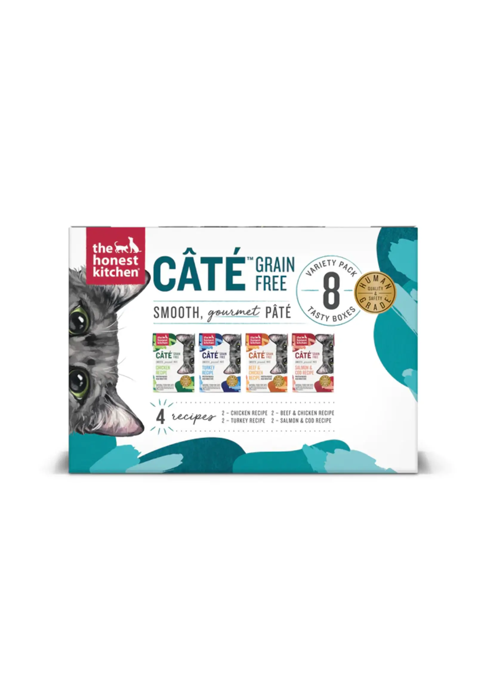 The Honest Kitchen Cate Grain Free Wet Cat Food Variety 5.5 oz  8 Pack