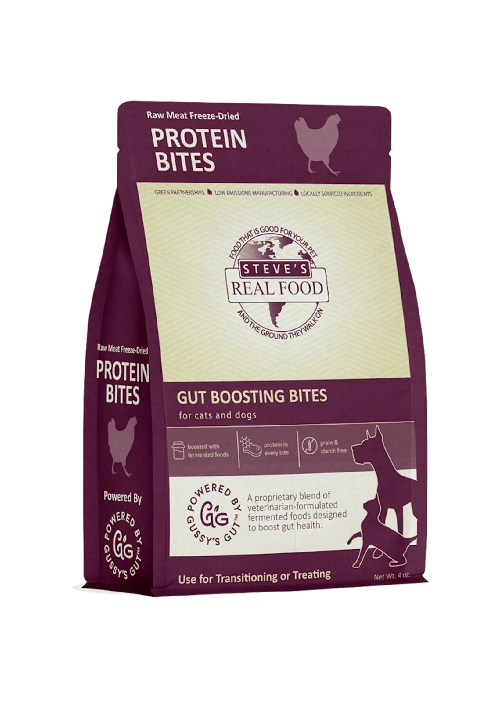 Steve's Real Food Steve's Freeze-Dried Chicken Protein Gut Health Bites