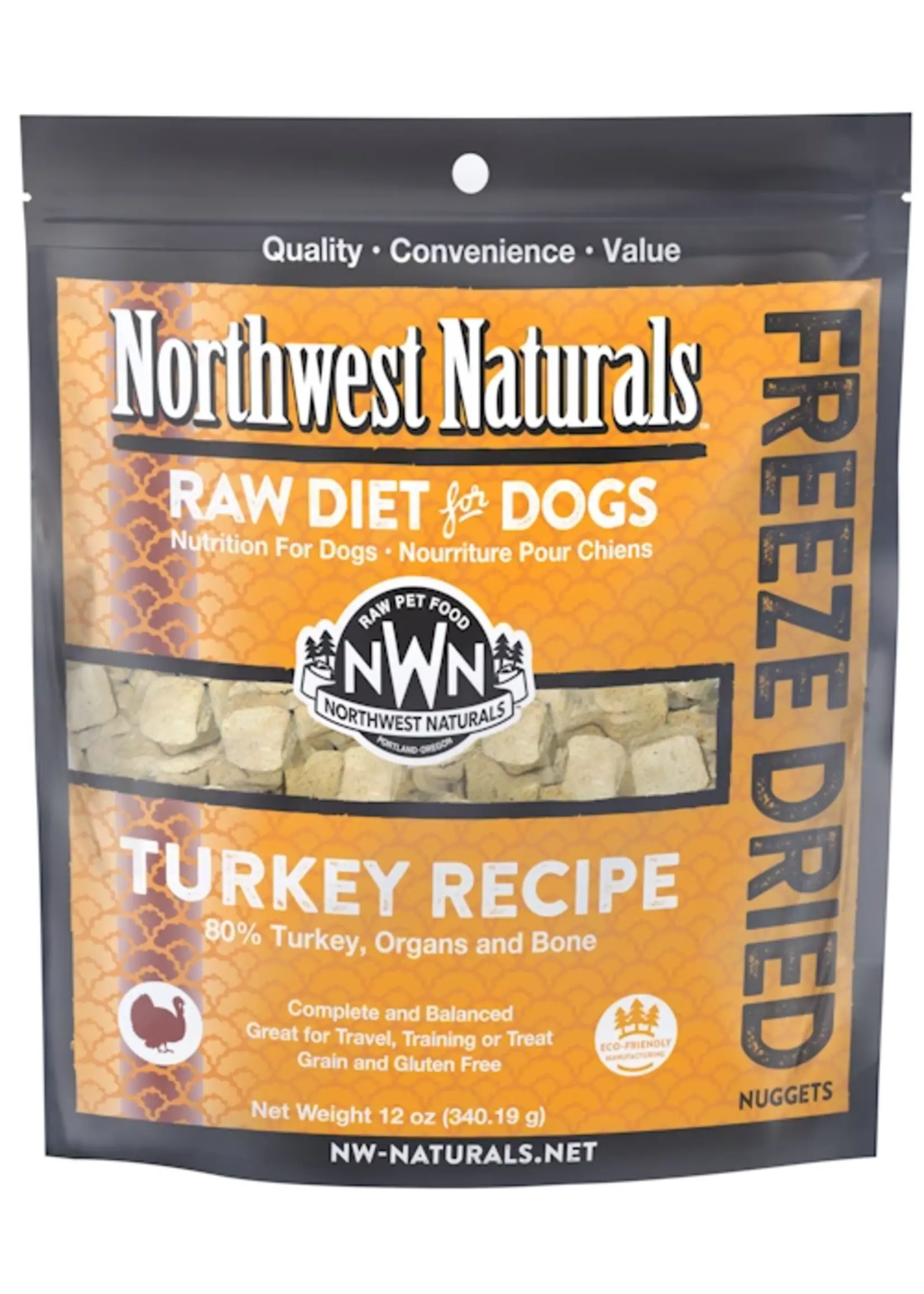 Northwest Naturals Northwest Naturals Raw Diet for Dogs Freeze Dried Turkey Nuggets 12 oz