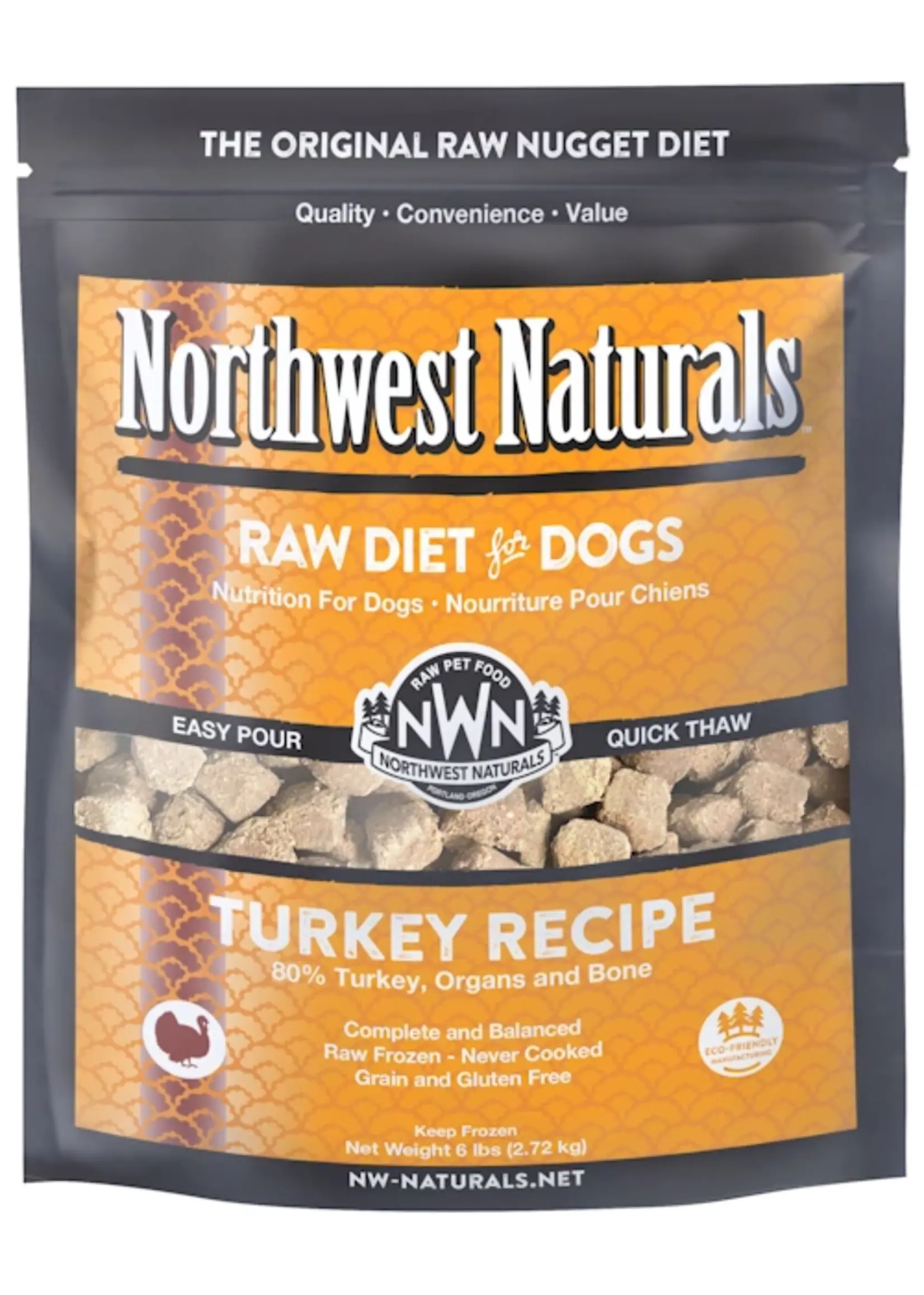 Northwest Naturals Northwest Naturals Raw Diet for Dogs Frozen Turkey 6lb