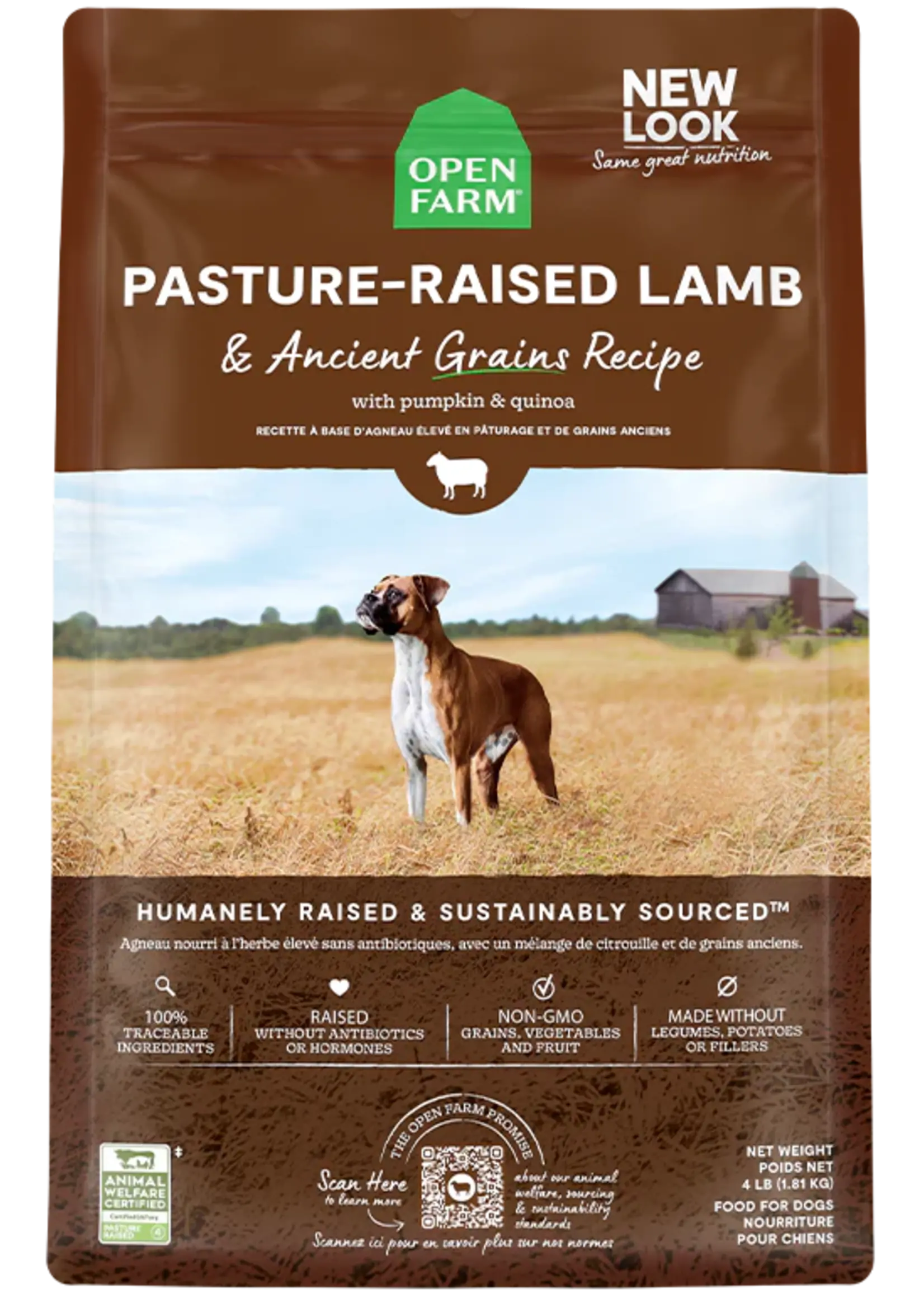 Open Farm Open Farm Pasture-Raised Lamb & Ancient Grains Dry Dog Food