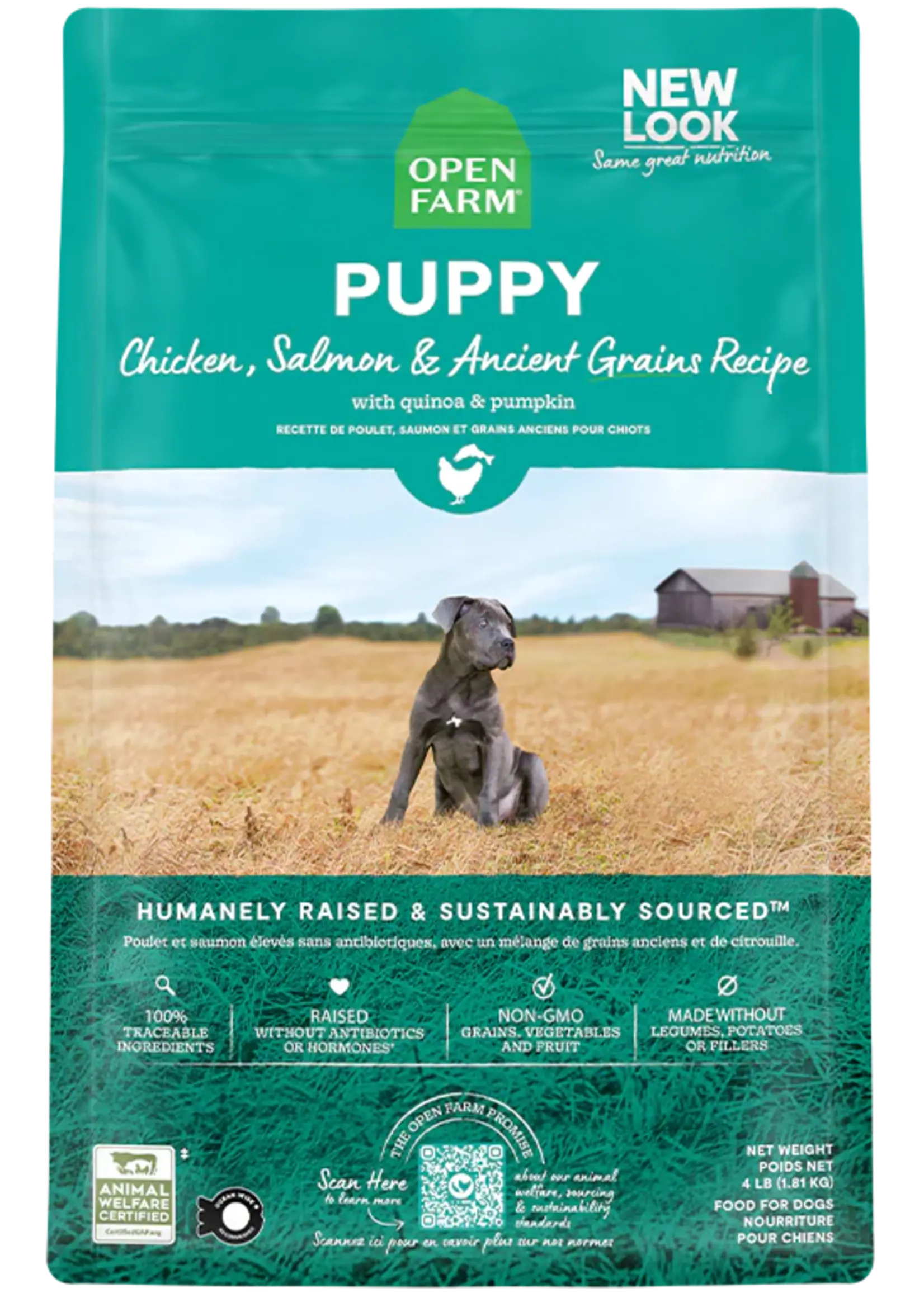 Open Farm Open Farm Ancient Grains High-Protein Dry Puppy Food