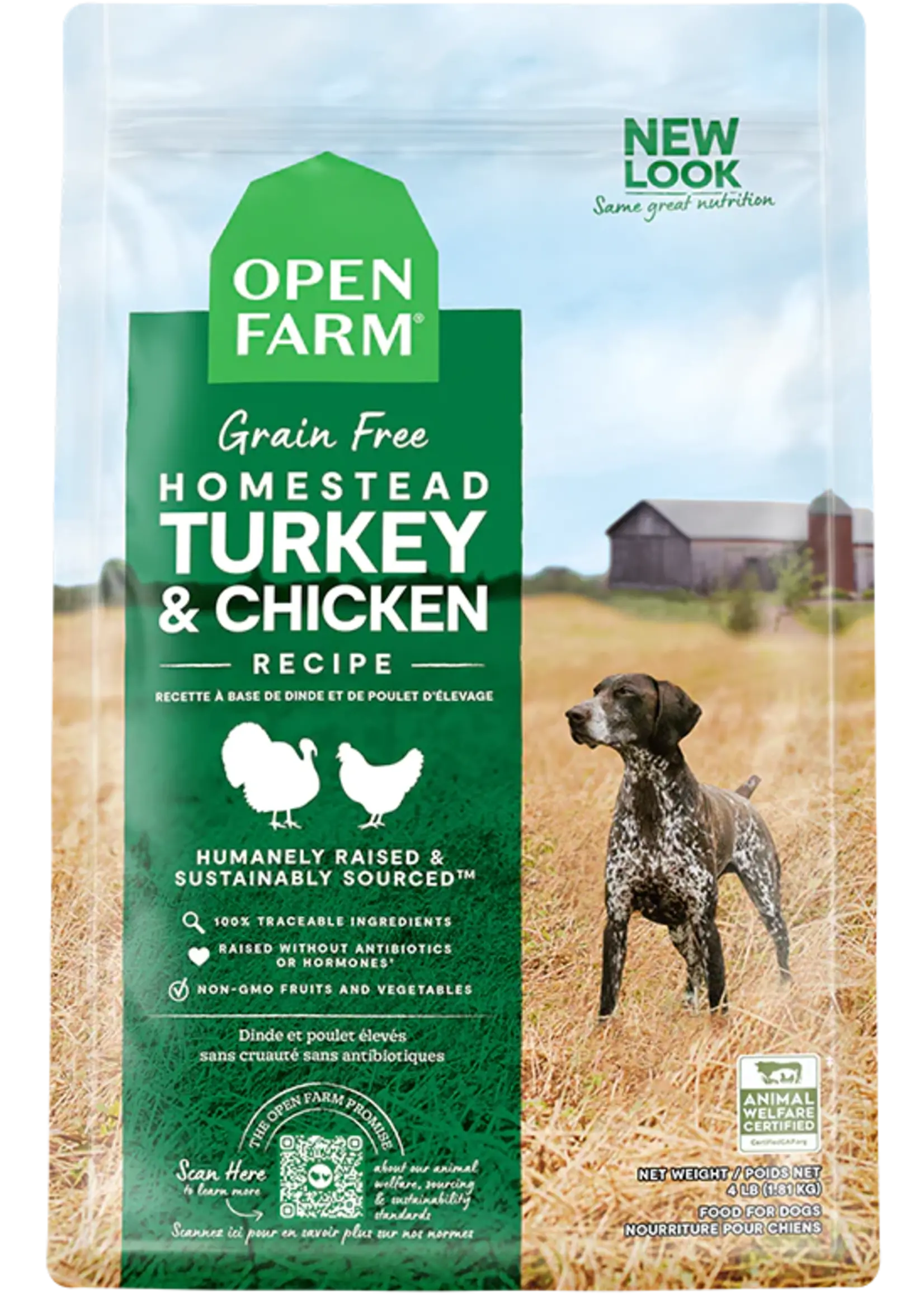 Open Farm Open Farm Grain-Free Homestead Turkey & Chicken Dog Food