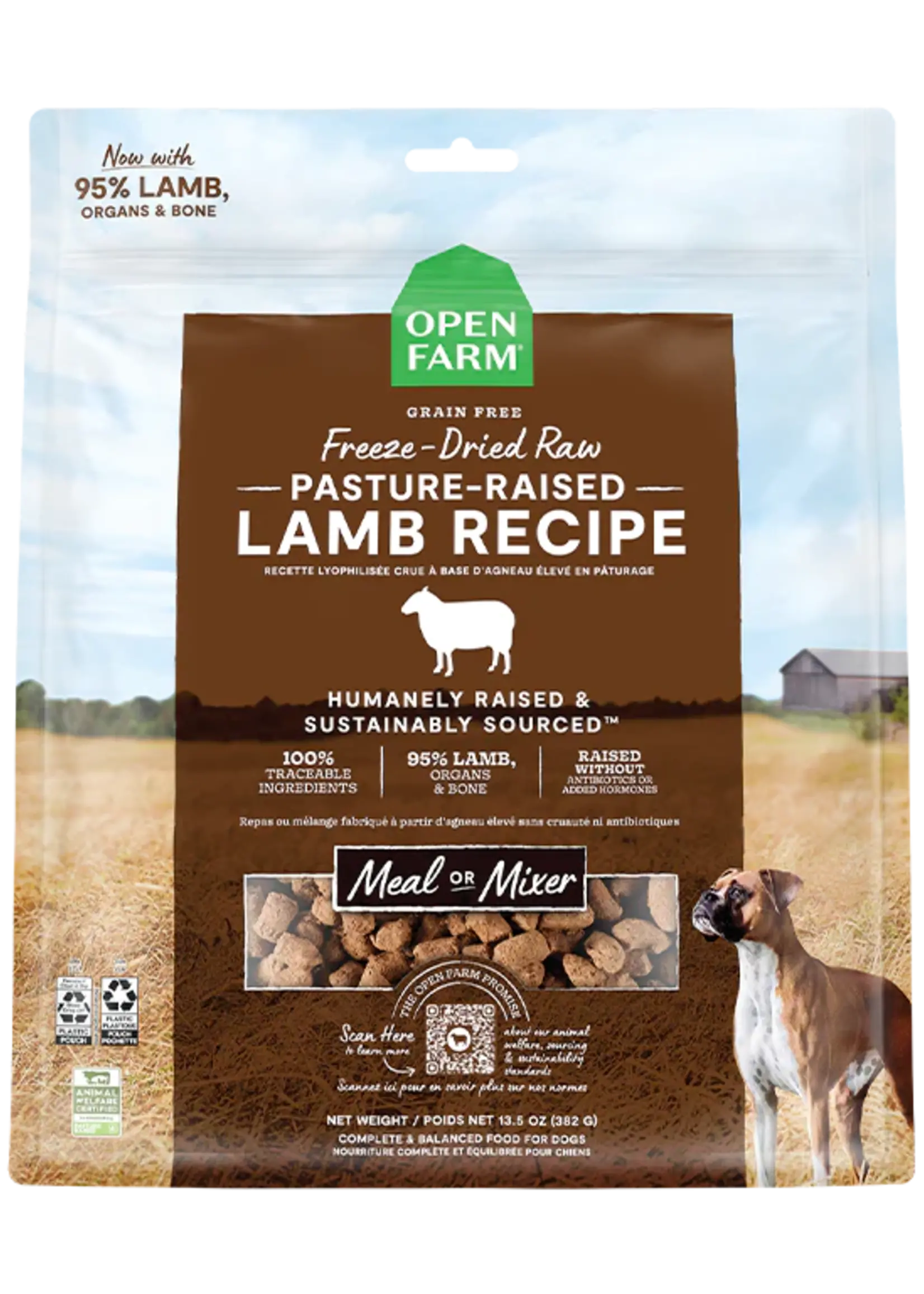 Open Farm Open Farm Freeze-Dried Morsels Pasture-Raised Lamb Dog Food 22oz