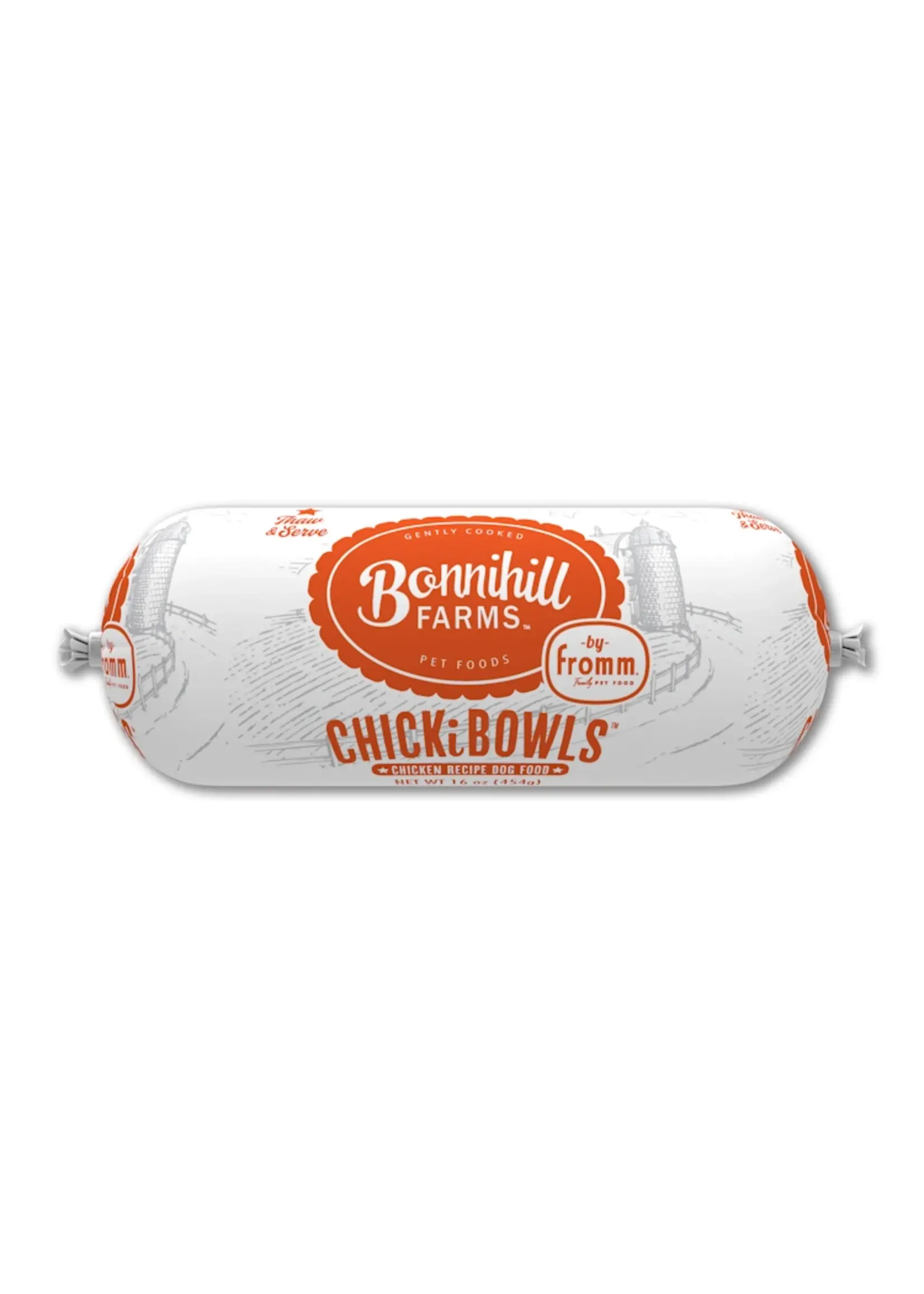 Bonnihill Fromm Bonnihill Farms Gently Cooked Dog Food ChickiBowls