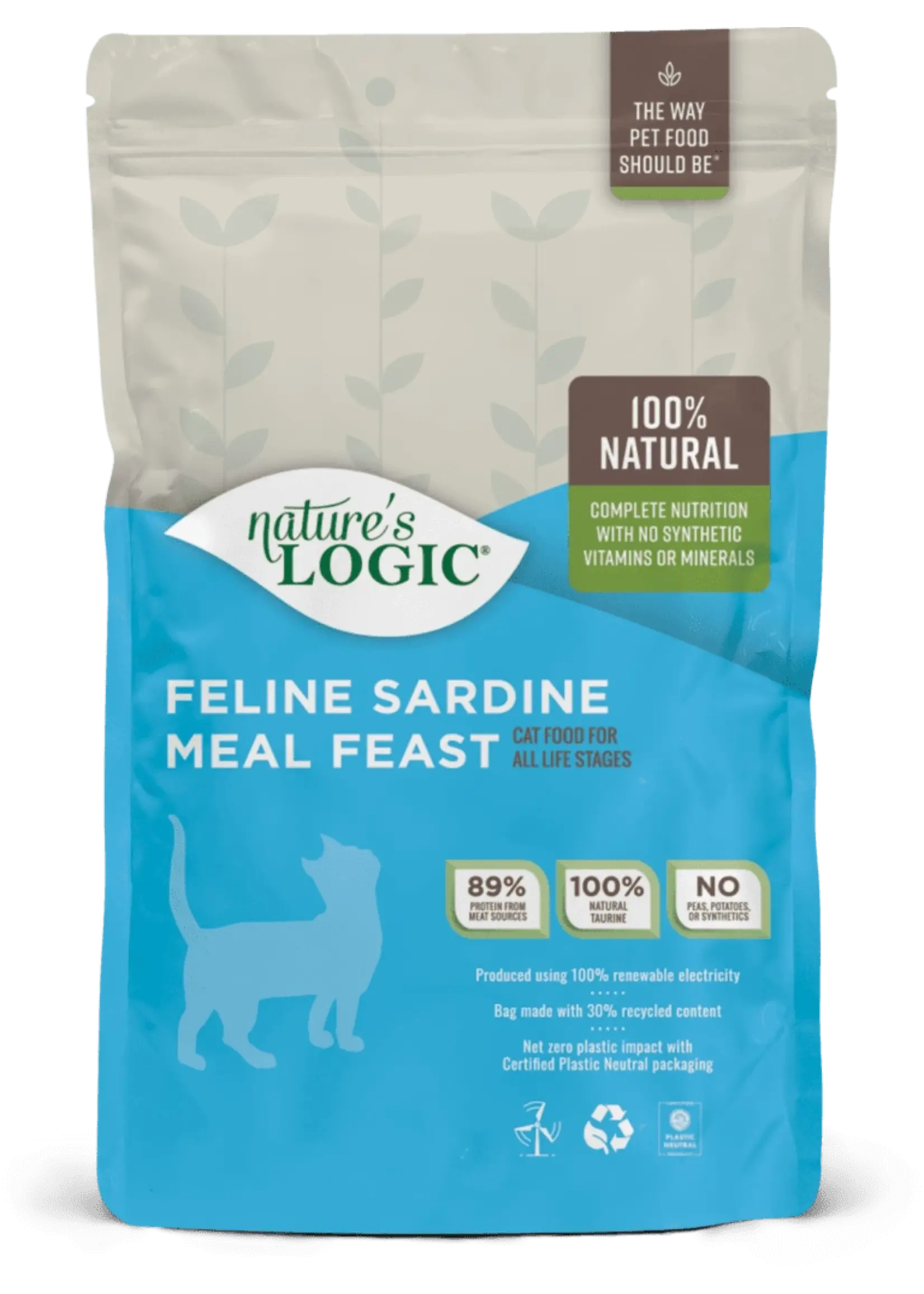 Nature's Logic Nature's Logic Dry Cat Food Sardine 3.3lb Bag