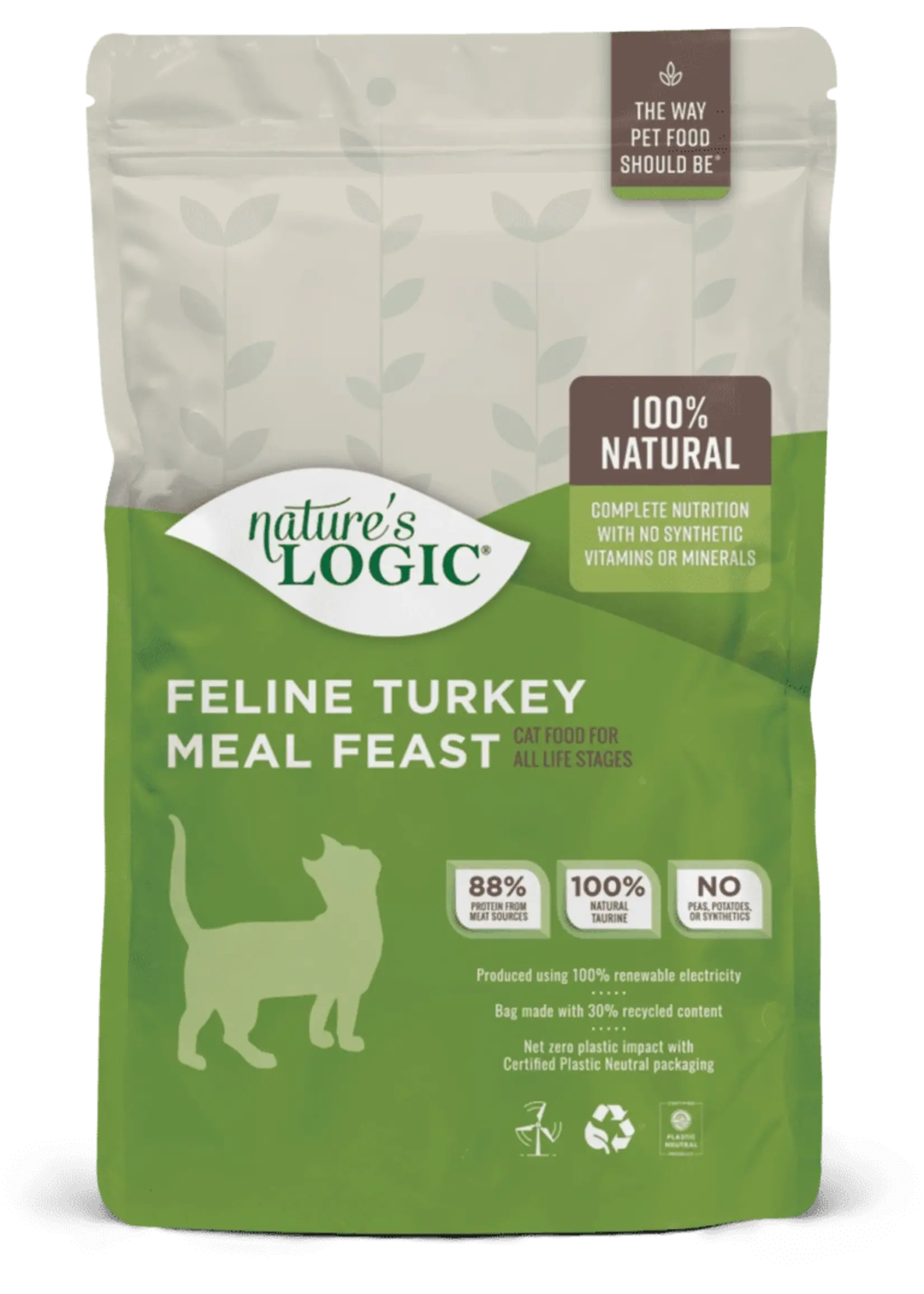 Nature's Logic Nature's Logic Dry Cat Food Turkey 3.3lb Bag