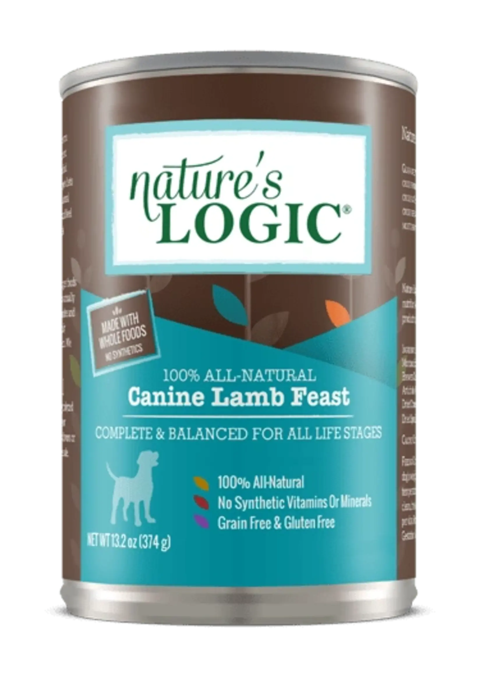 Nature's Logic Nature's Logic Canine Lamb Feast Canned Wet Dog Food