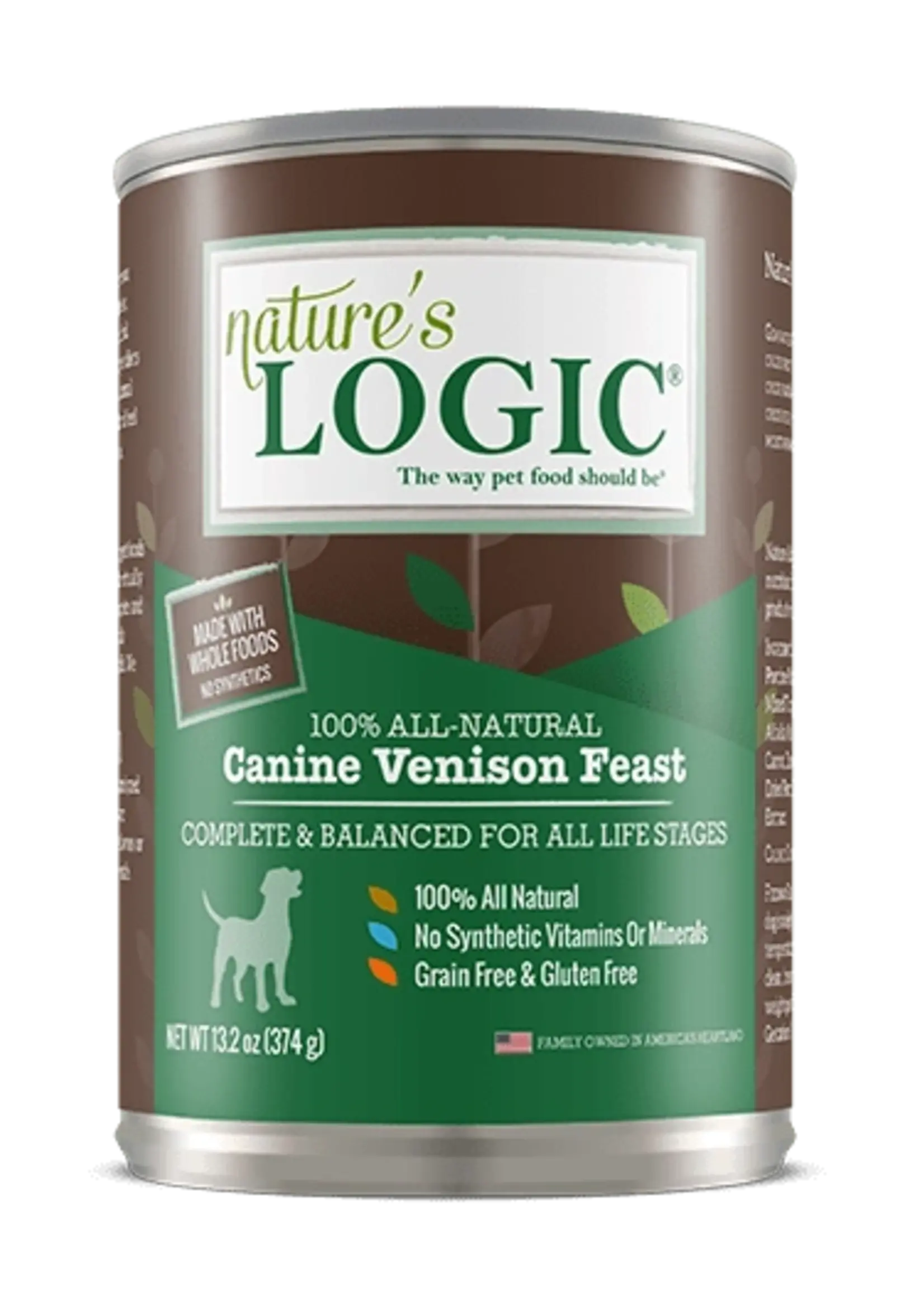 Nature's Logic Nature's Logic Canine Venison Feast Canned Wet Dog Food