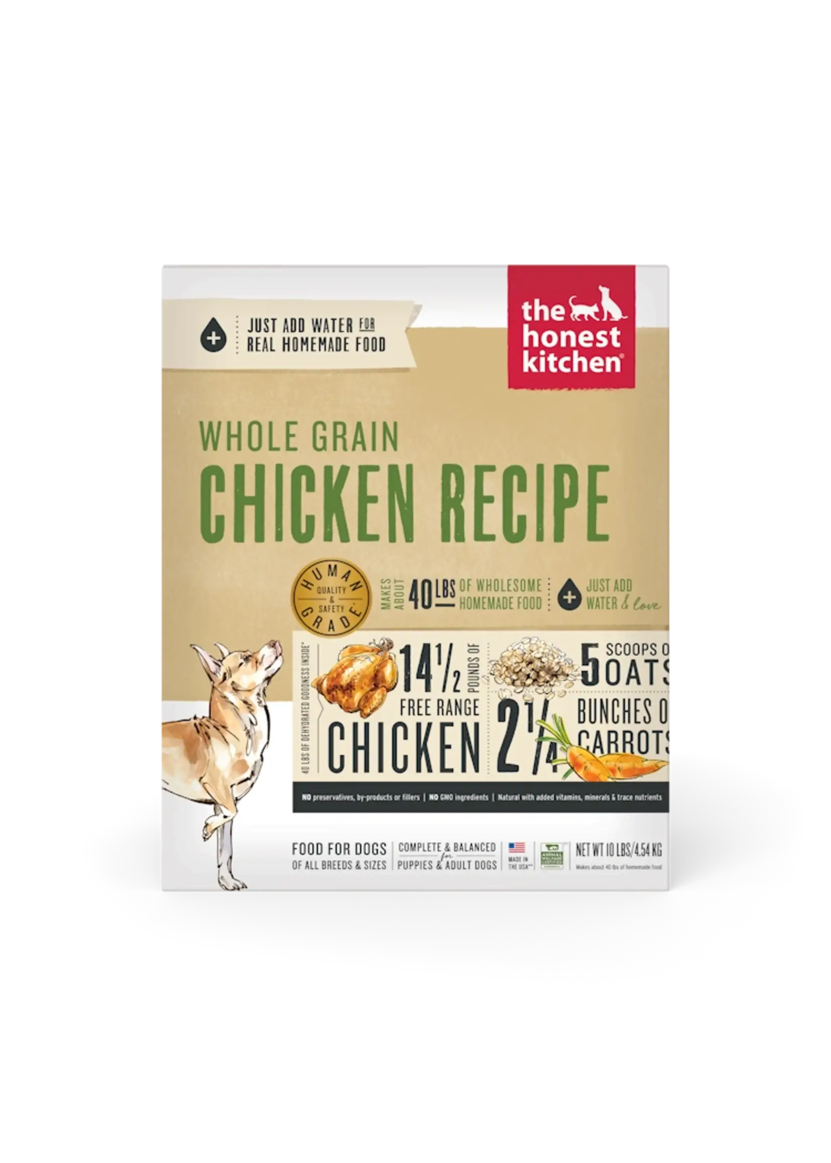 The Honest Kitchen Dehydrated Whole-Grain Chicken Dog Food