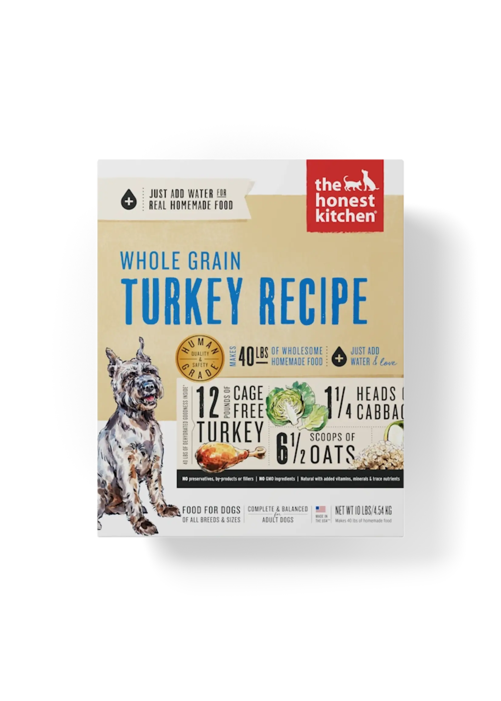 The Honest Kitchen Dehydrated Whole-Grain Turkey Dog Food