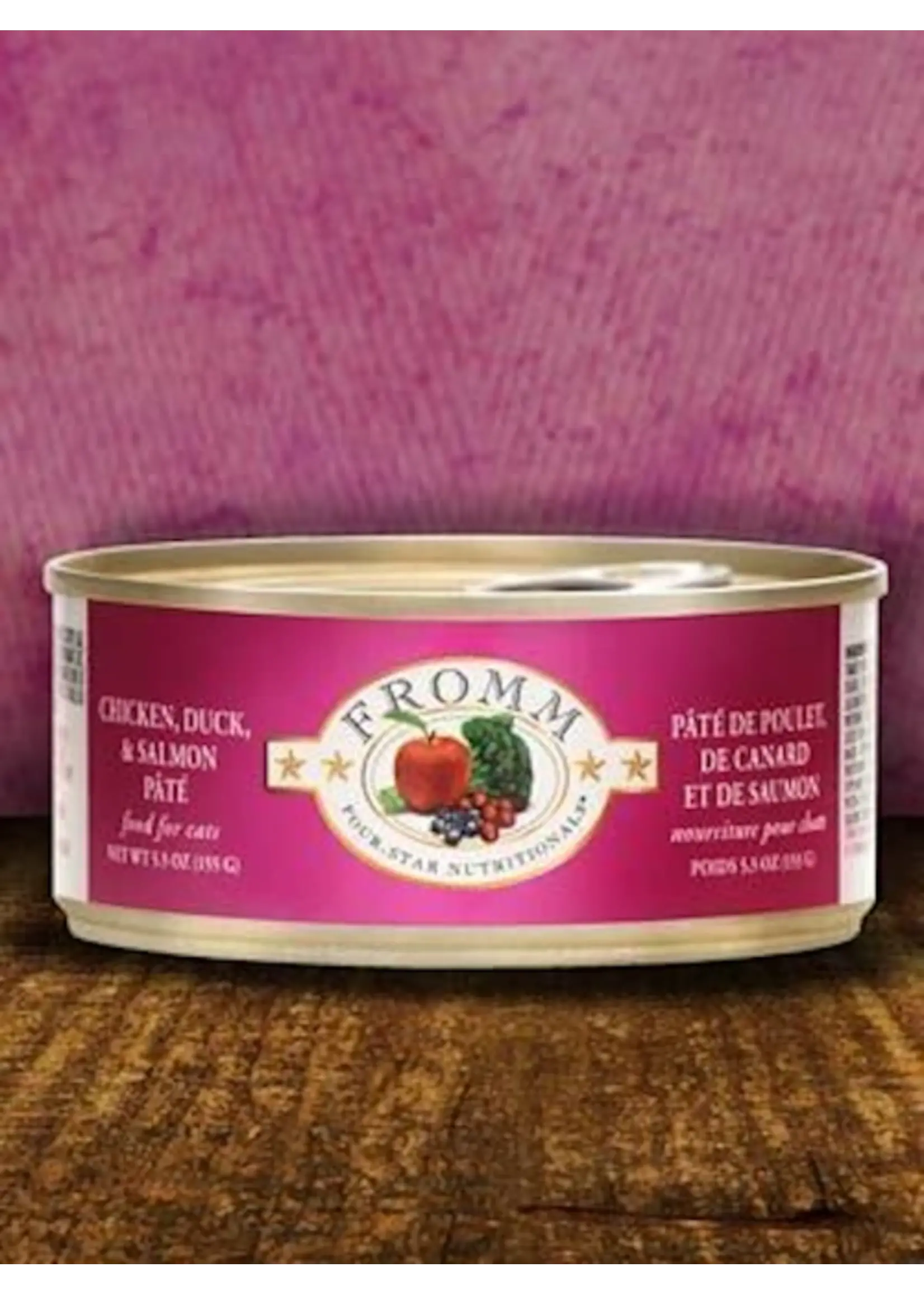 Fromm Fromm Cat Chicken, Duck, and Salmon Pate 5.5oz Can